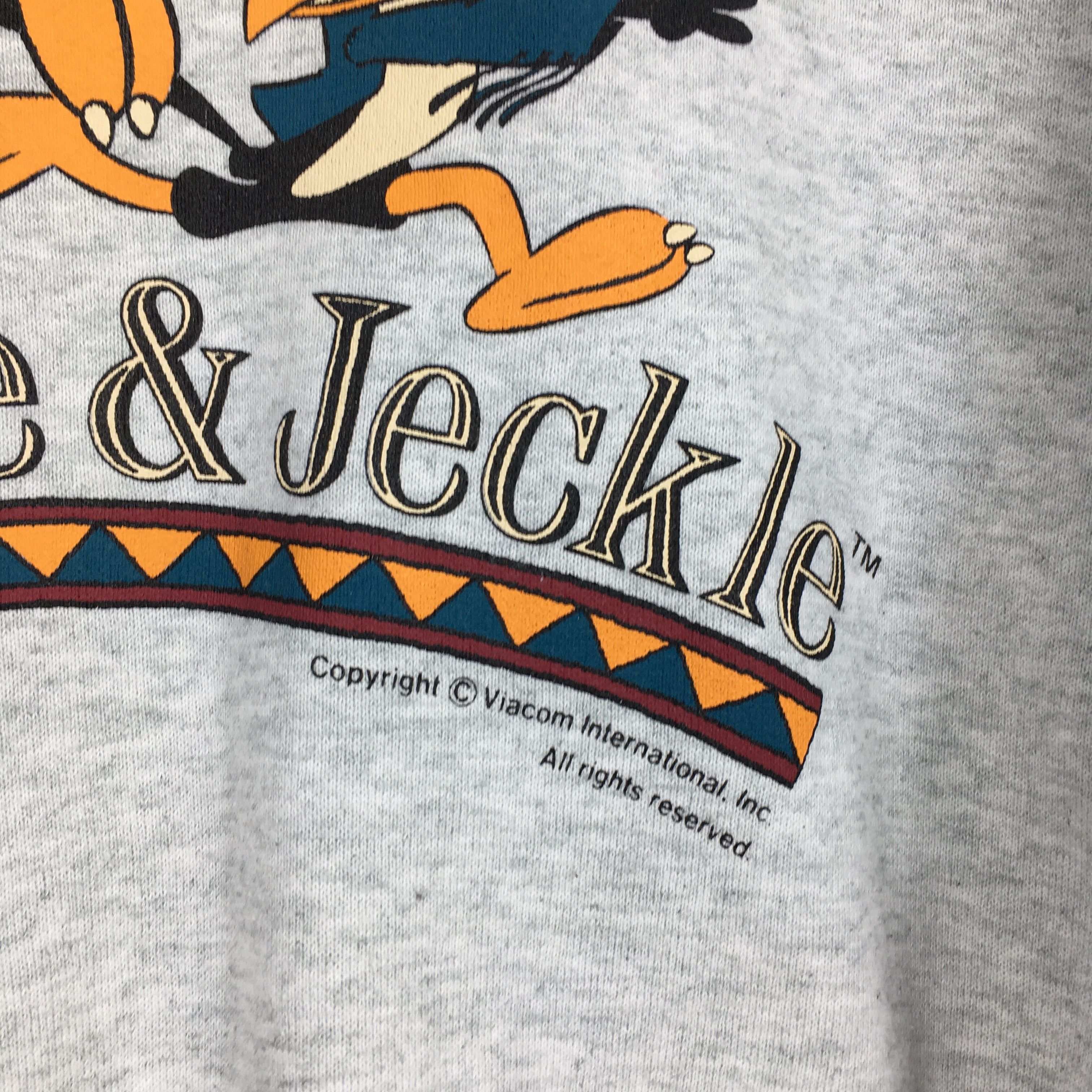 Fruit Of The Loom Vintage 90s Heckle and Jeckle Sweatshirt Medium Size US M / EU 48-50 / 2 - 3 Thumbnail