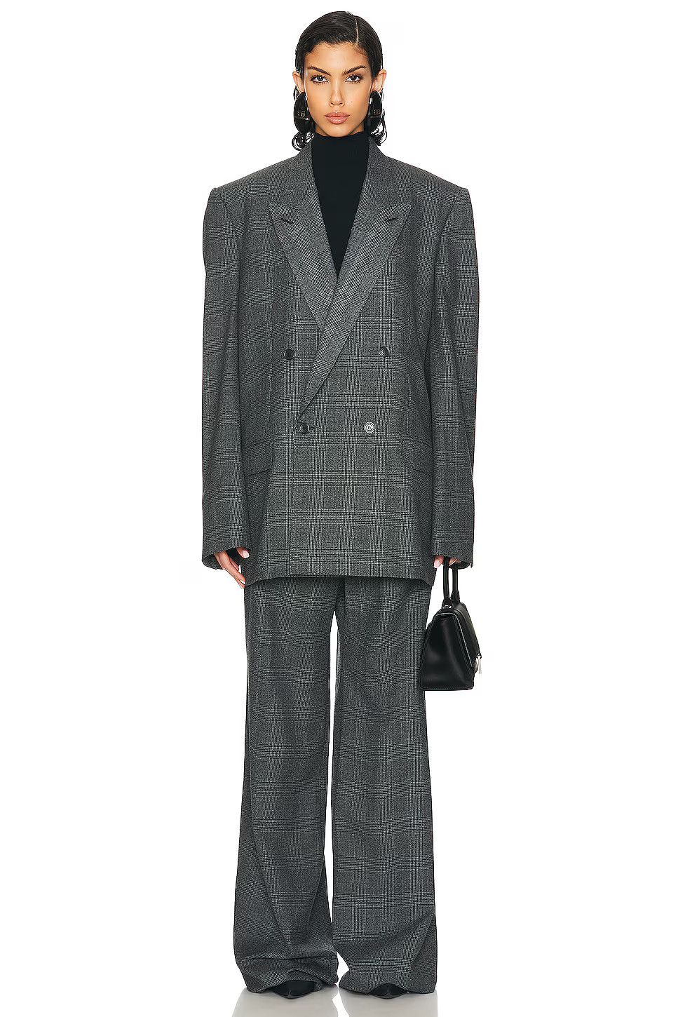 Balenciaga o1y0625 Casual Pant in Gray Size 26" / US 2 / IT 38 - 4 Thumbnail