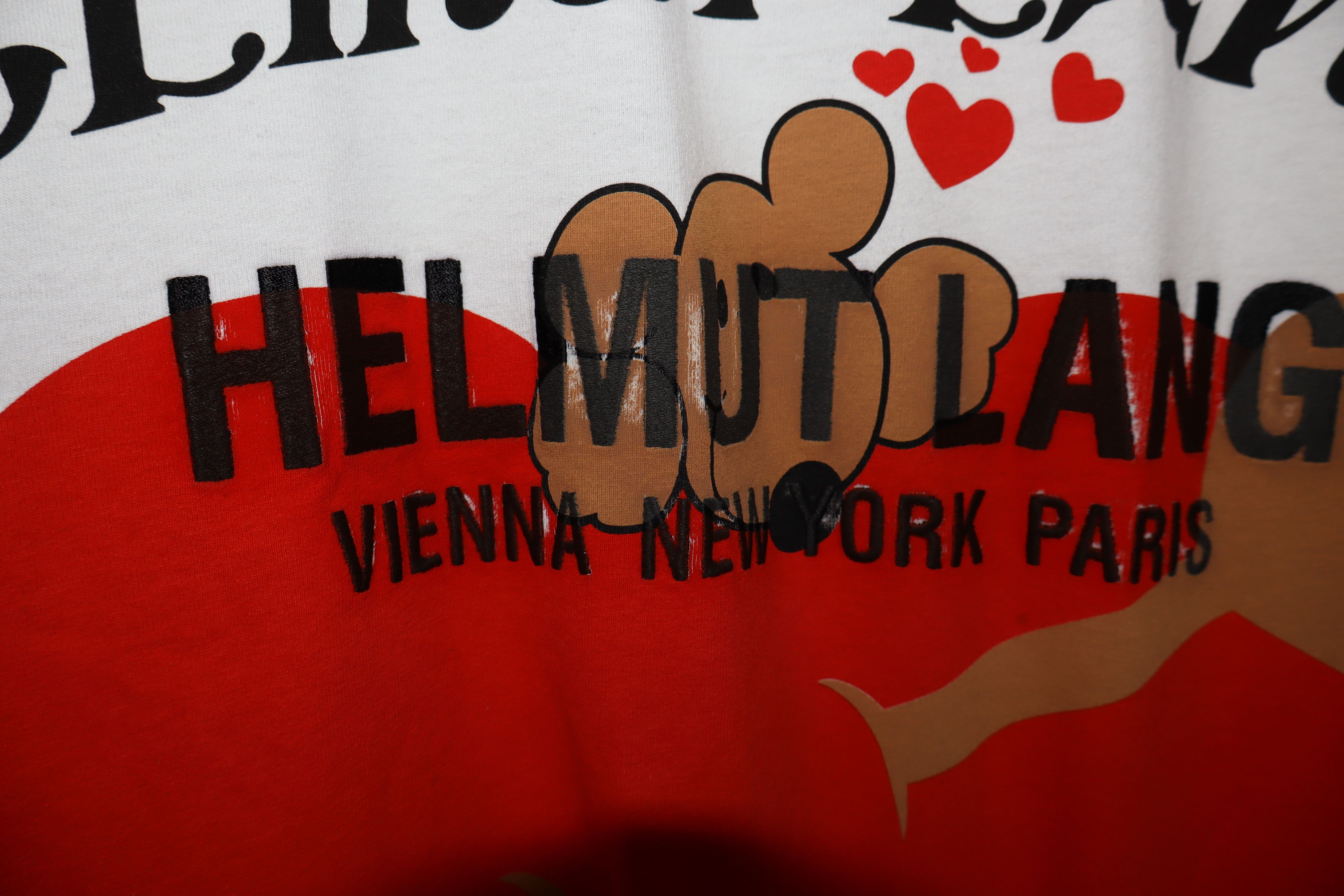 Helmut Lang Oversized teddy bear valentine t-shirt Size US XS / EU 42 / 0 - 8 Thumbnail