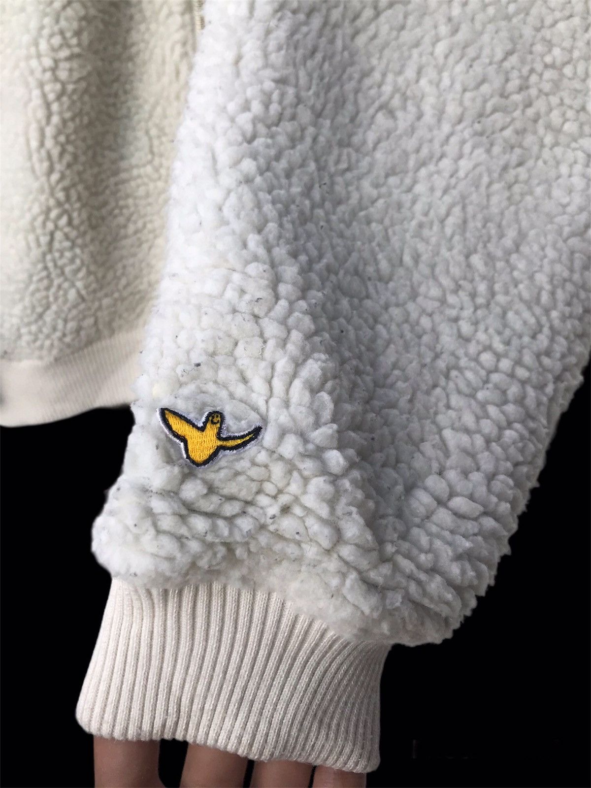 Krooked Mark Gonzales Boa Fleece Hoodie Jacket Size US L / EU 52-54 / 3 - 8 Thumbnail