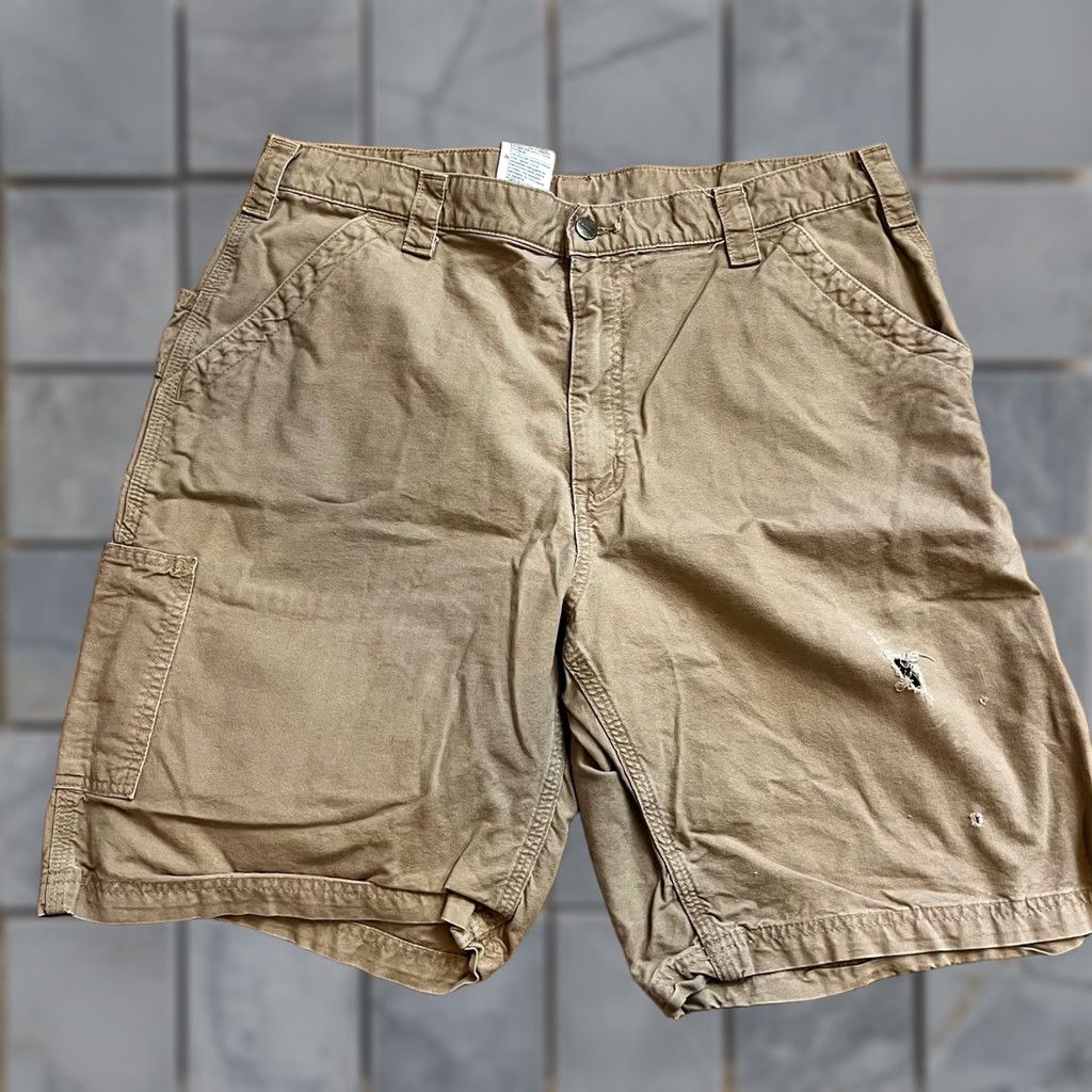 Carhartt Carhartt Shorts Mens 38 Beige Original Fit Carpenter Work Gorpcore B147 Tan X9.5 Size US 38 / EU 54 - 1 Thumbnail