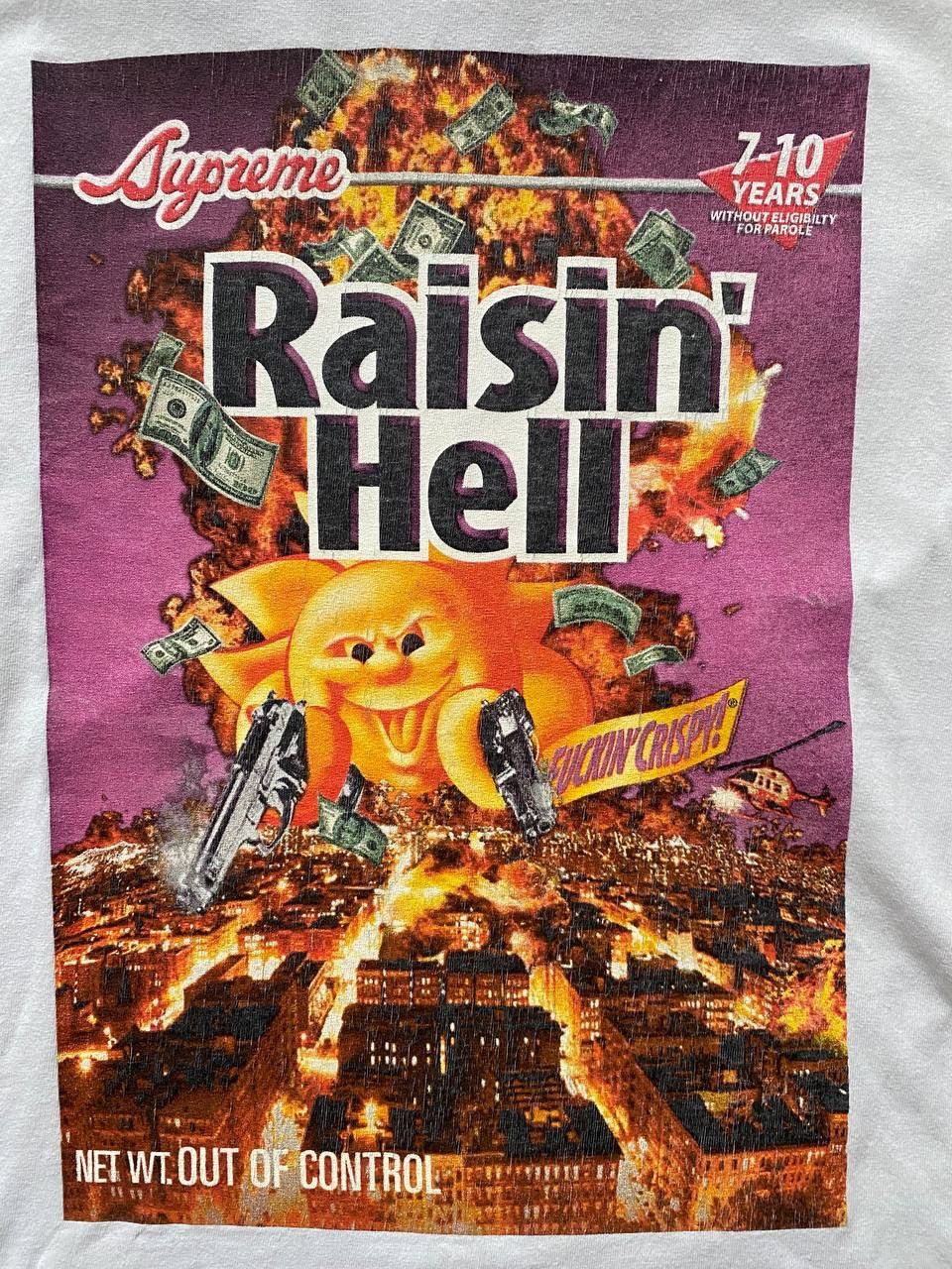 Supreme Supreme Raisin Hell tee Size US L / EU 52-54 / 3 - 2 Thumbnail