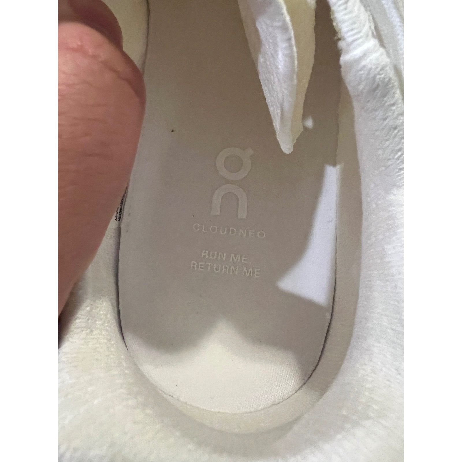 On On Cloud Cloudneo Cyclon Women's Running Shoes All White Siz Size US 11 / IT 41 - 10 Thumbnail
