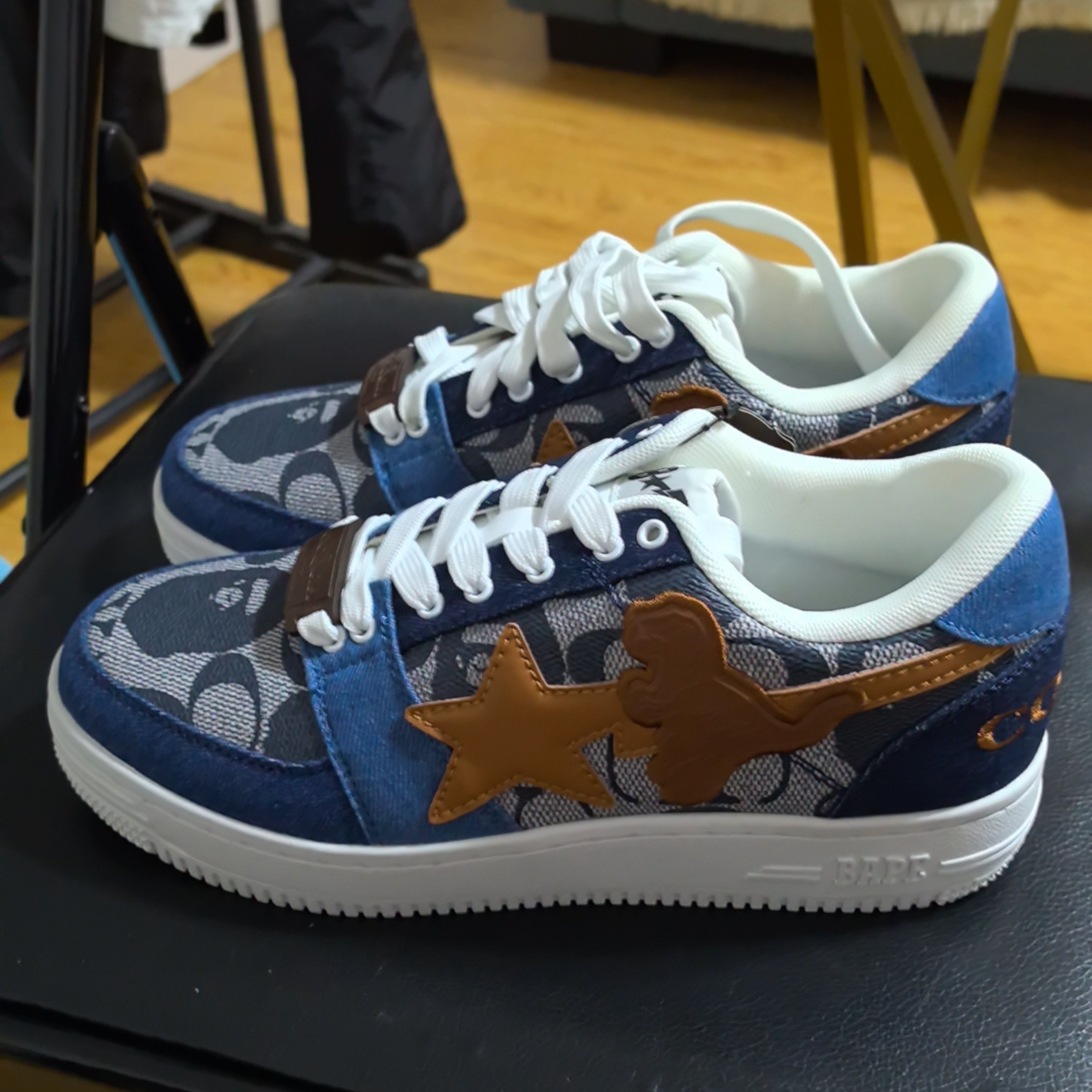 Bape A BATHING APE x Coach BAPE STA Low-Top Sneakers US 8 Size US 8 / EU 41 - 1 Thumbnail