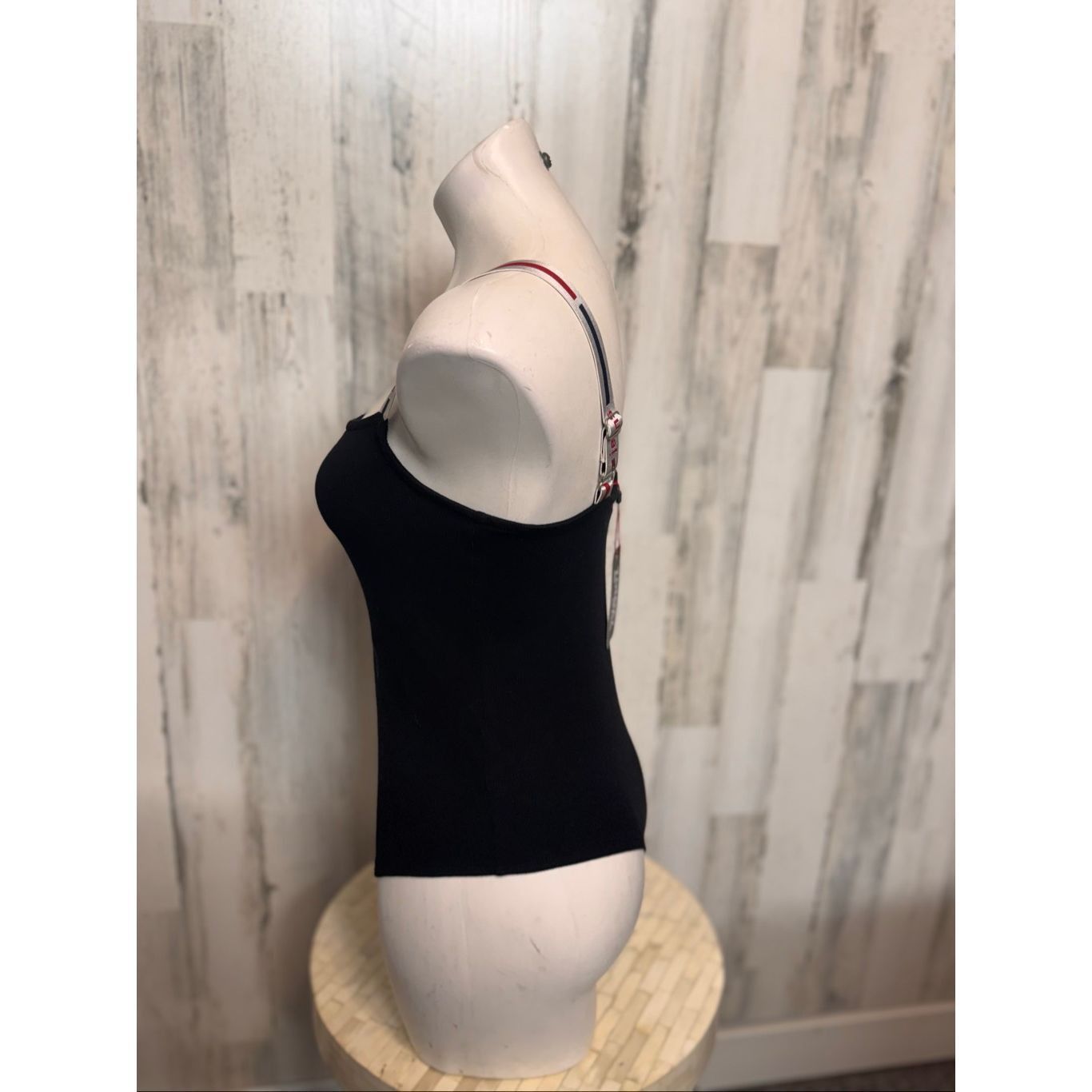 Tommy Jeans Tommy Jeans Bodysuit Black Size M Logo Strap One Piece NWT Size M / US 6-8 / IT 42-44 - 3 Thumbnail