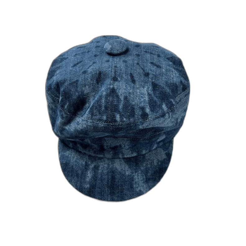 Dior Dior TieDye Denim Beret Hat-2506 Size ONE SIZE - 1 Thumbnail