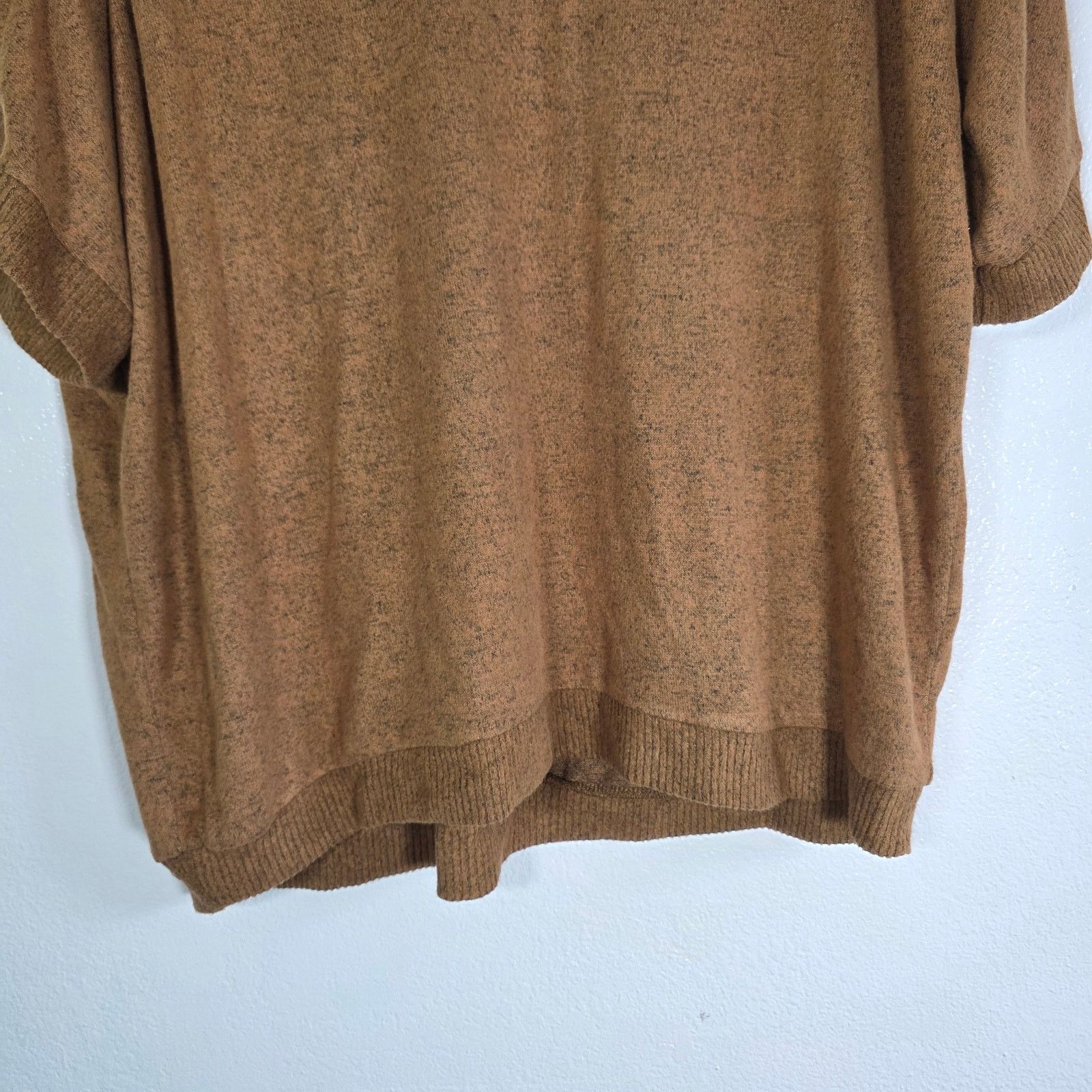 Other Per Seption Concept Women’s XL Brown Lace Up Sleeve Sweater Size XL / US 12-14 / IT 48-50 - 2 Thumbnail