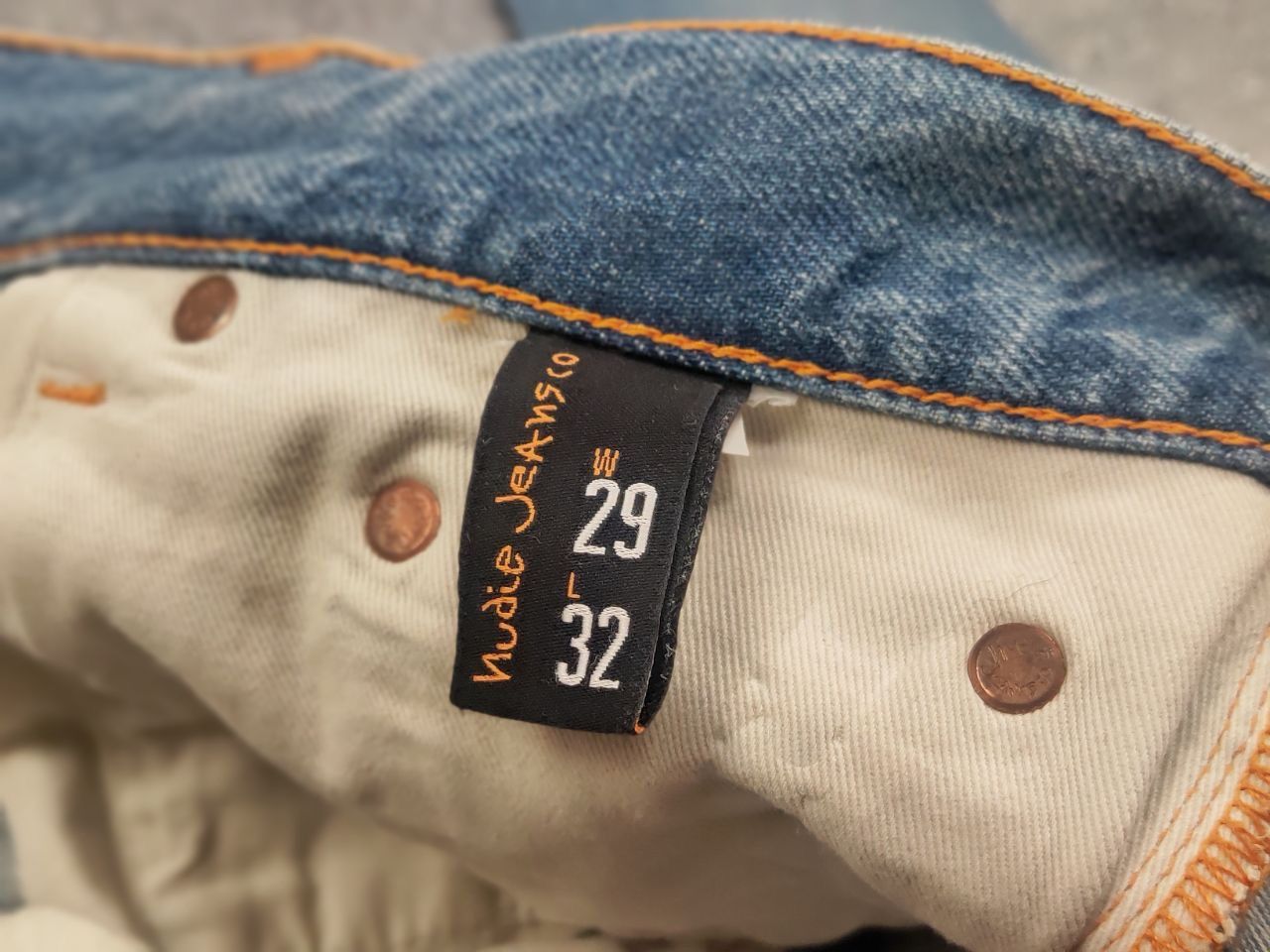 Nudie Jeans Nudie Jeans steady eddie ii Blue servivor Vintage Denim Size US 30 / EU 46 - 17 Thumbnail