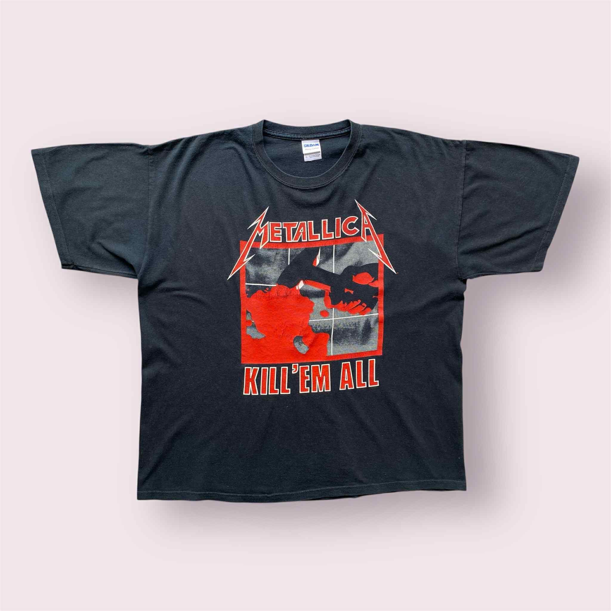 Metallica Metallica Kill Em All Vintage 2007 Tee Baggy Black Tee Size US XL / EU 56 / 4 - 1 Thumbnail