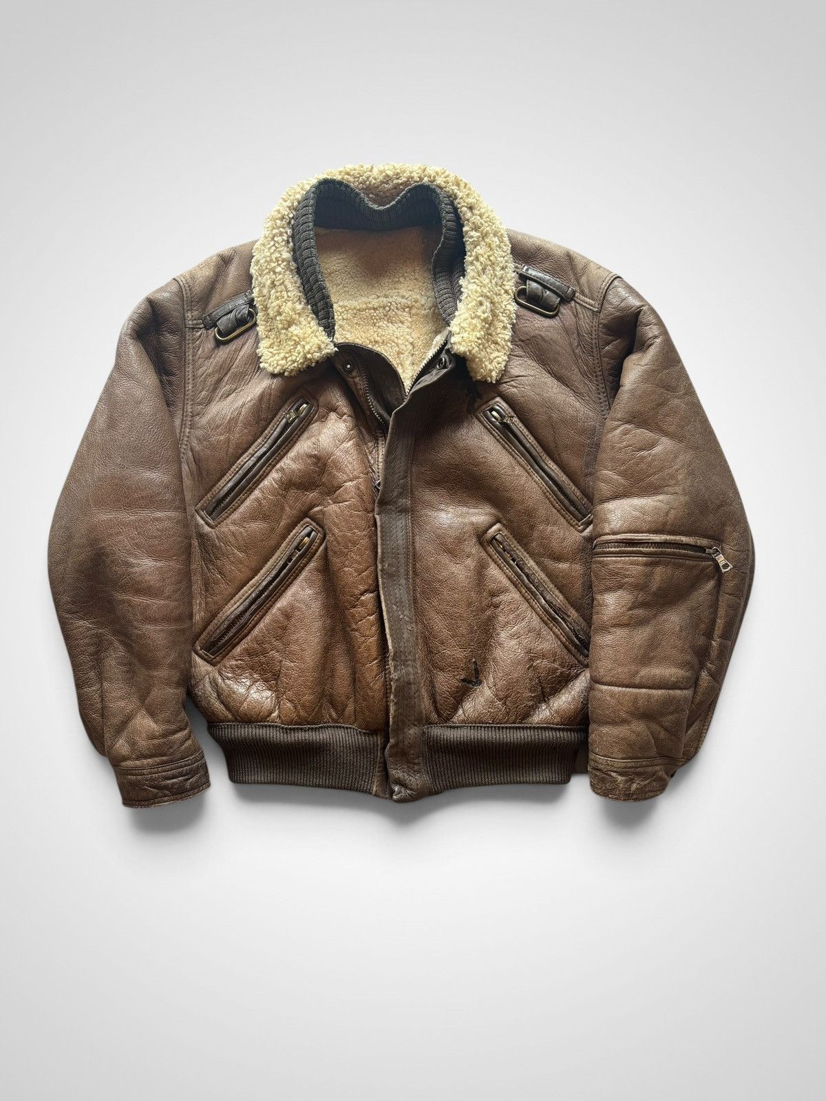 Giorgio Armani 1980s Giorgio Armani Leather Jacket | Grailed