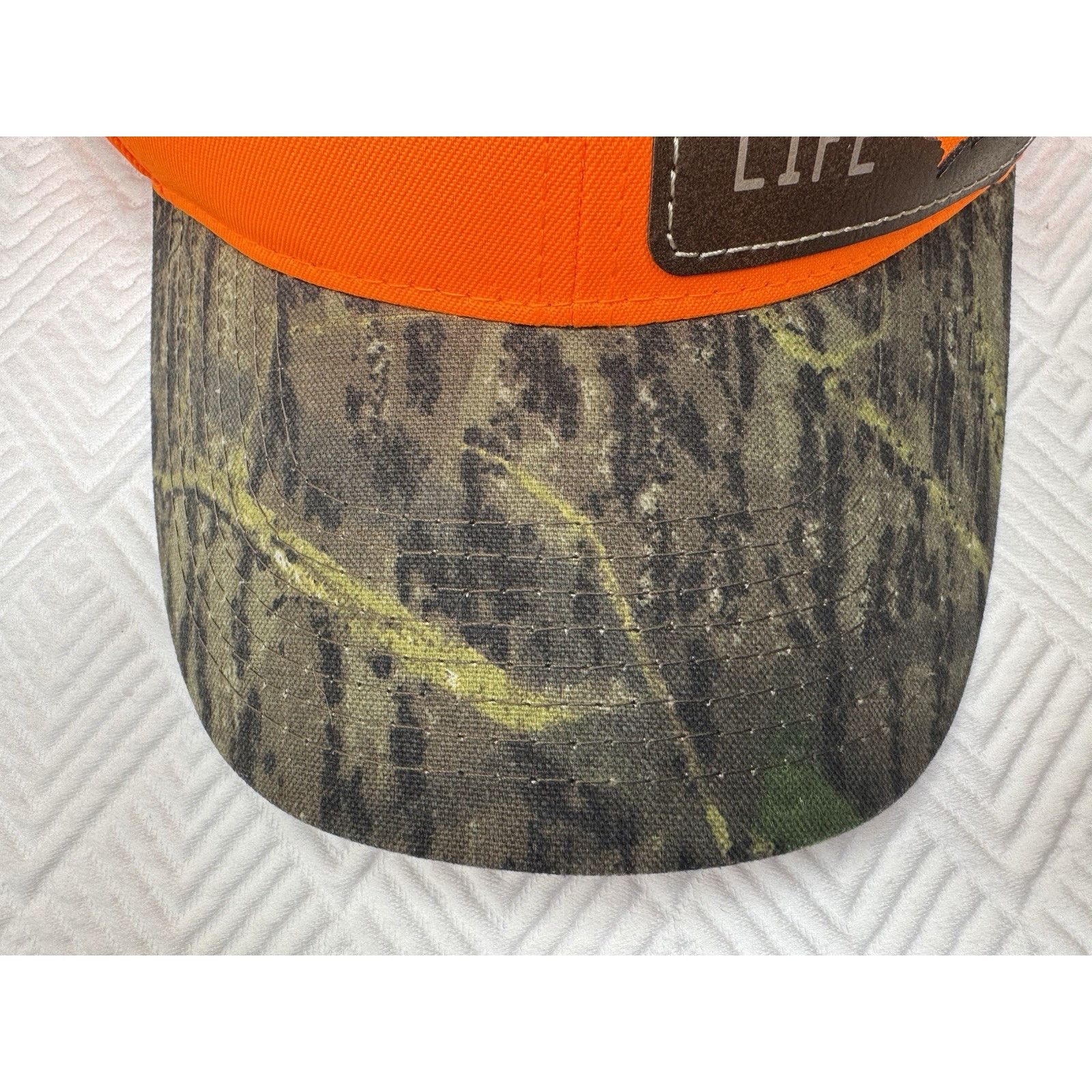 Port Authority YOOPER - Orange CAMO Hunting Fishing Hat Cap SnapBack - UP Size ONE SIZE - 7 Thumbnail