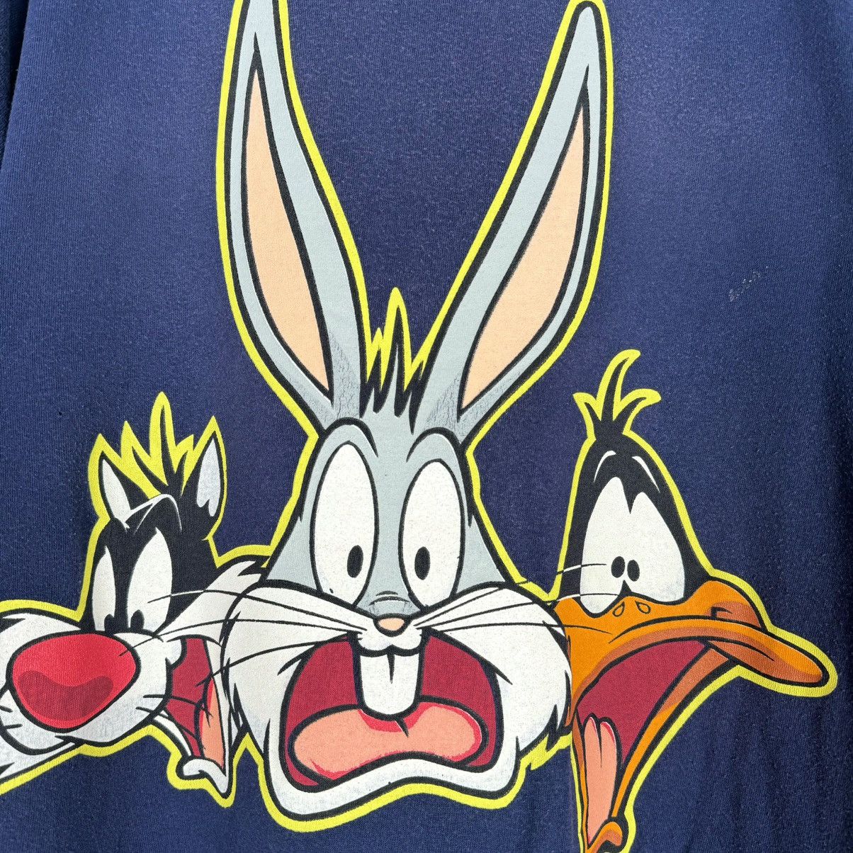 Vintage Vintage 1996 Looney Tunes Alien Abduction Cartoon T Shirt Size US XL / EU 56 / 4 - 4 Thumbnail