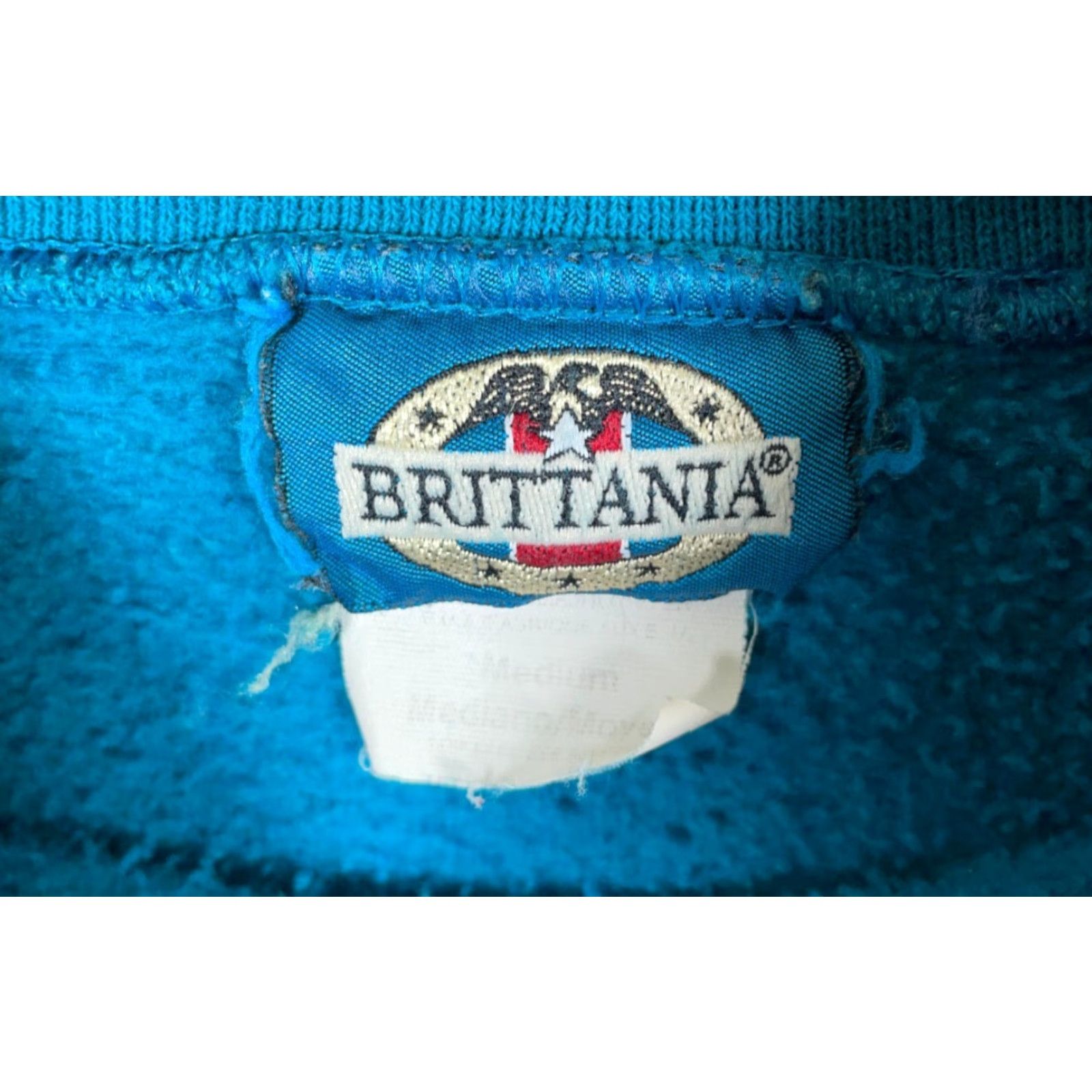 Altea VINTAGE Brittania Sweatshirt Michigan Mackinac Island 90s Teal Long Sleeve Turtleneck Pullover Men M Size US M / EU 48-50 / 2 - 3 Thumbnail