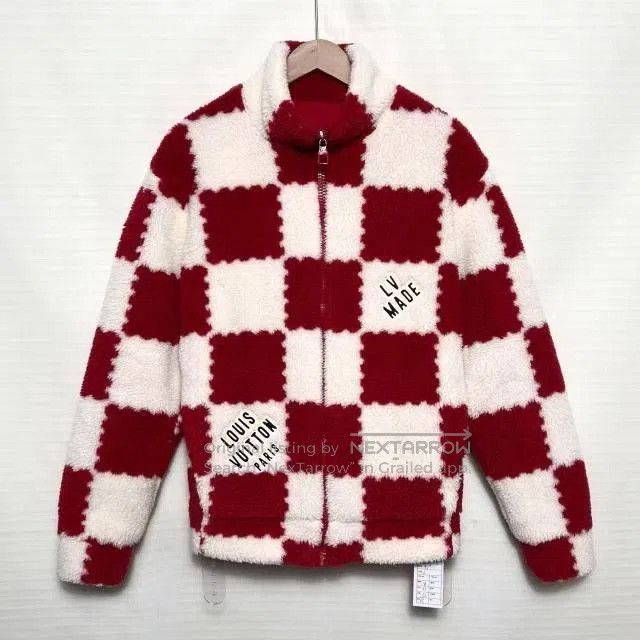 Louis Vuitton LV x Nigo Damier Teddy Coat. Size US L / EU 52-54 / 3 - 1 Thumbnail