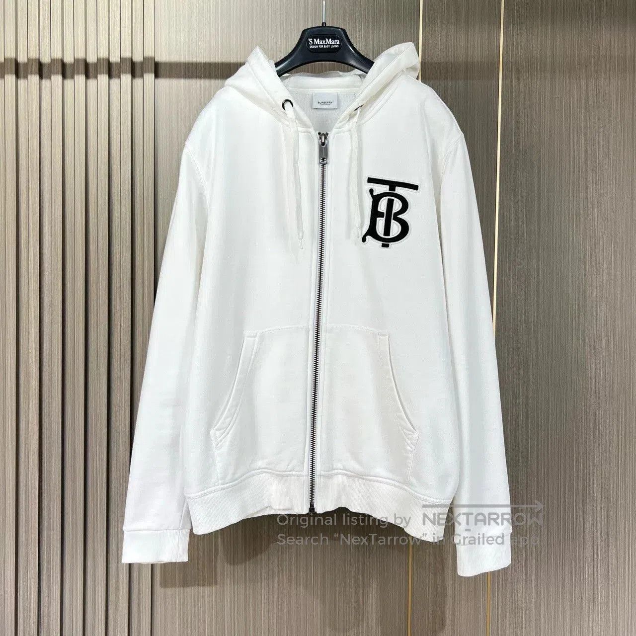 Burberry burberry embroidered tb zip hoodie. Size US S / EU 44-46 / 1 - 1 Thumbnail