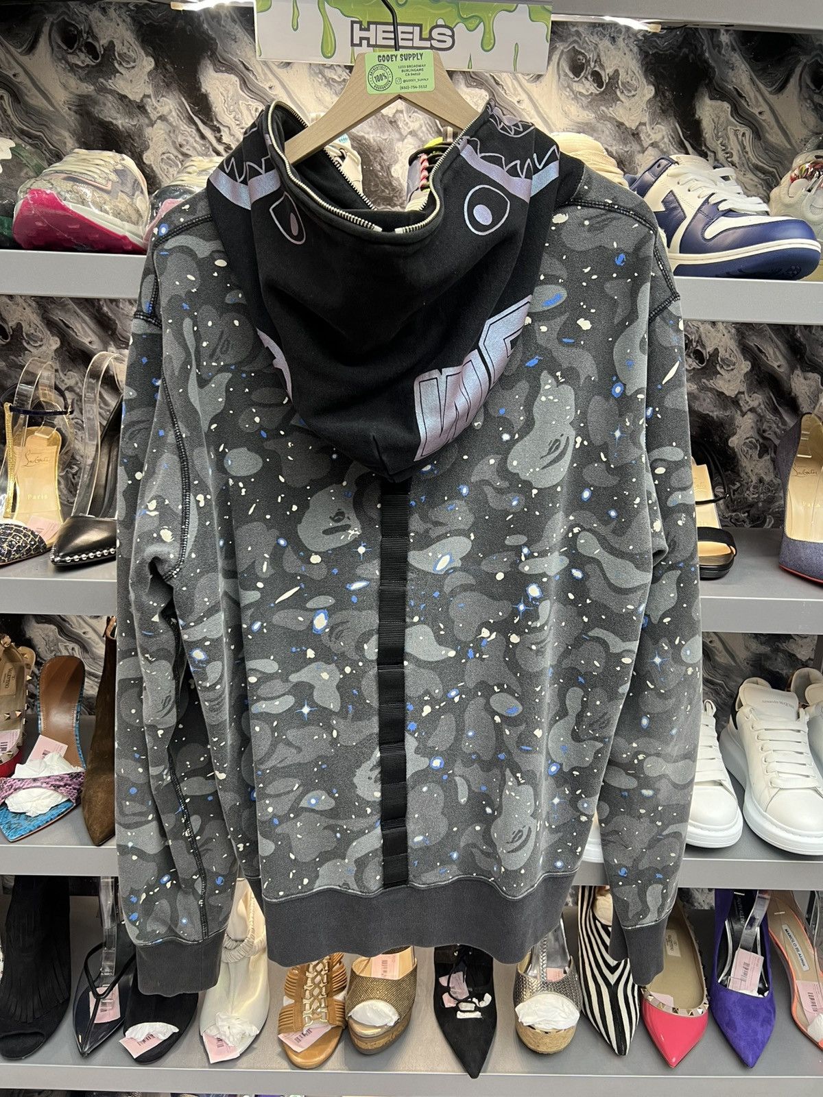 Bape Bape Space Camo Shark Full Zip Size US XXL / EU 58 / 5 - 2 Thumbnail