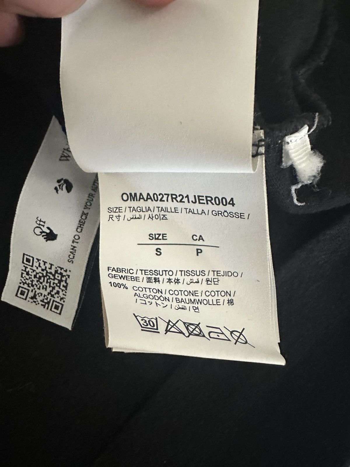 Off-White Off White Caravaggio Short Sleeve Over Tee ‘Black/Red Size US S / EU 44-46 / 1 - 6 Thumbnail