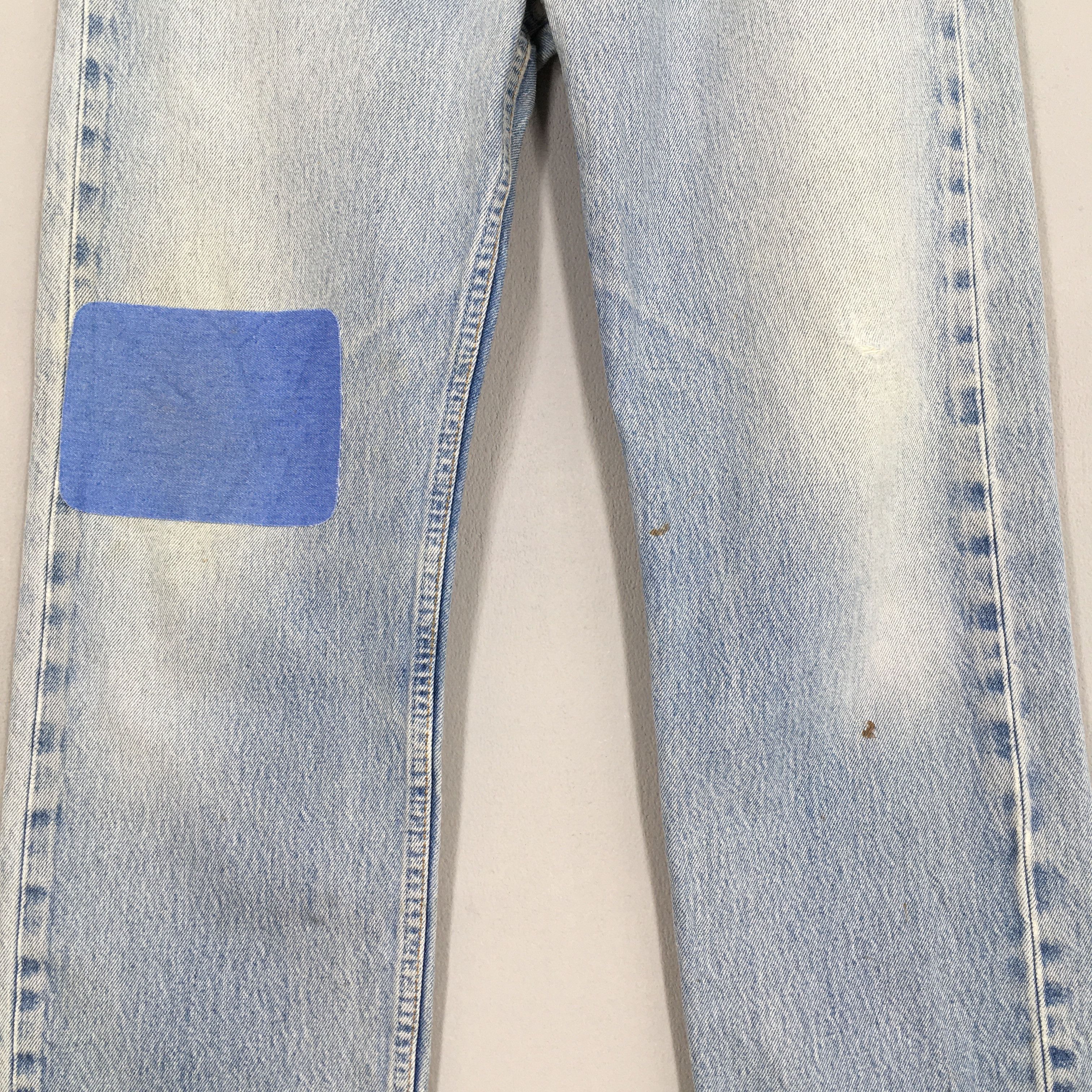 Size 31x29.5 Vintage 80s Levi's 501 Light Wash Jeans