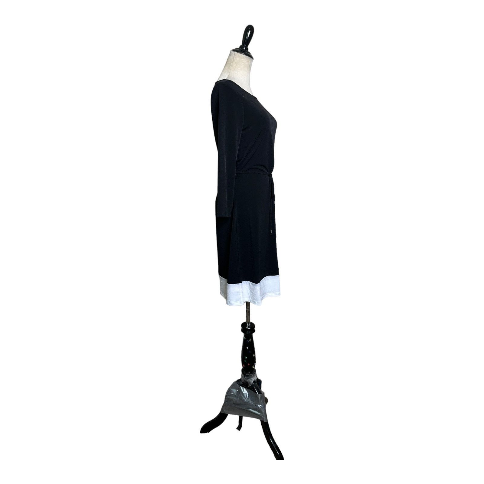 Elie Tahari Tahari black white trim belted mini dress size XS Size XS / US 0-2 / IT 36-38 - 12 Thumbnail
