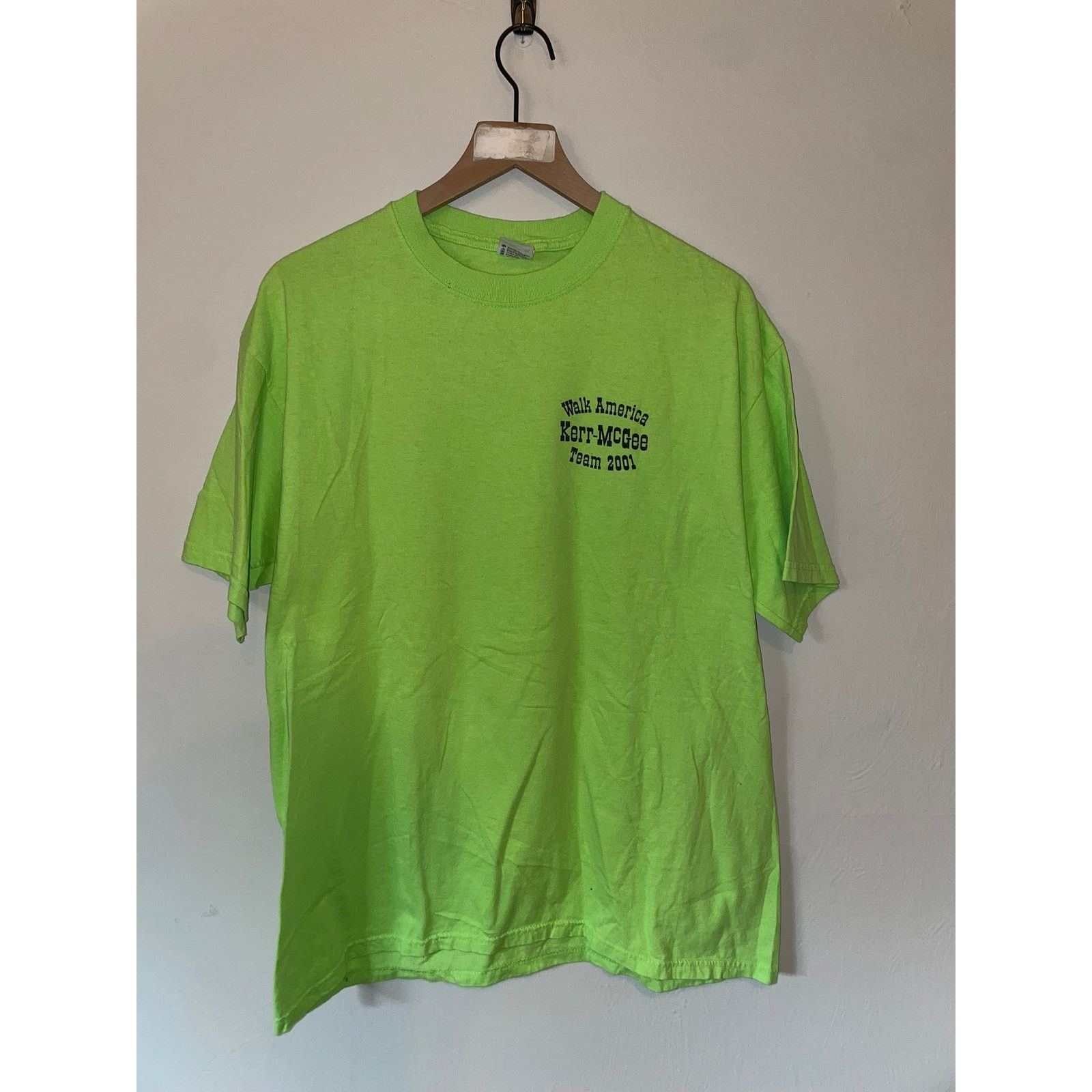 Anvil Vintage Walk America Shirt Fight Birth Defects Baby XL 2001 Size US XL / EU 56 / 4 - 2 Thumbnail