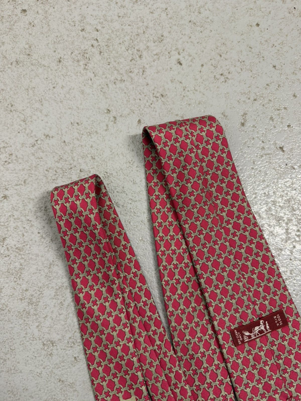 Hermes Hermes Silk Tie Size ONE SIZE - 8 Thumbnail