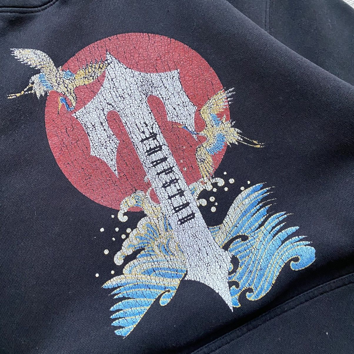 Trapstar London Trashed TRAPSTAR hoodie big logo Distressed Vintage Size US S / EU 44-46 / 1 - 4 Thumbnail