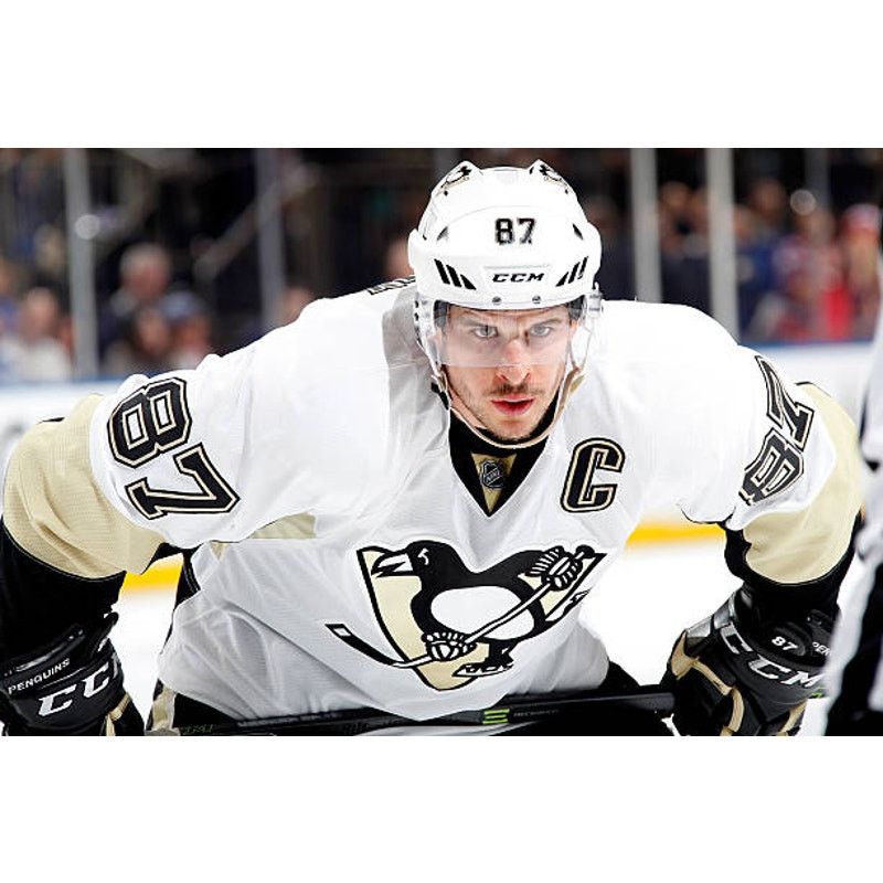 Ccm × NHL CROSBY 87 Pittsburgh Penguins 2000s RBK T-shirt M blk gold Size US M / EU 48-50 / 2 - 8 Thumbnail