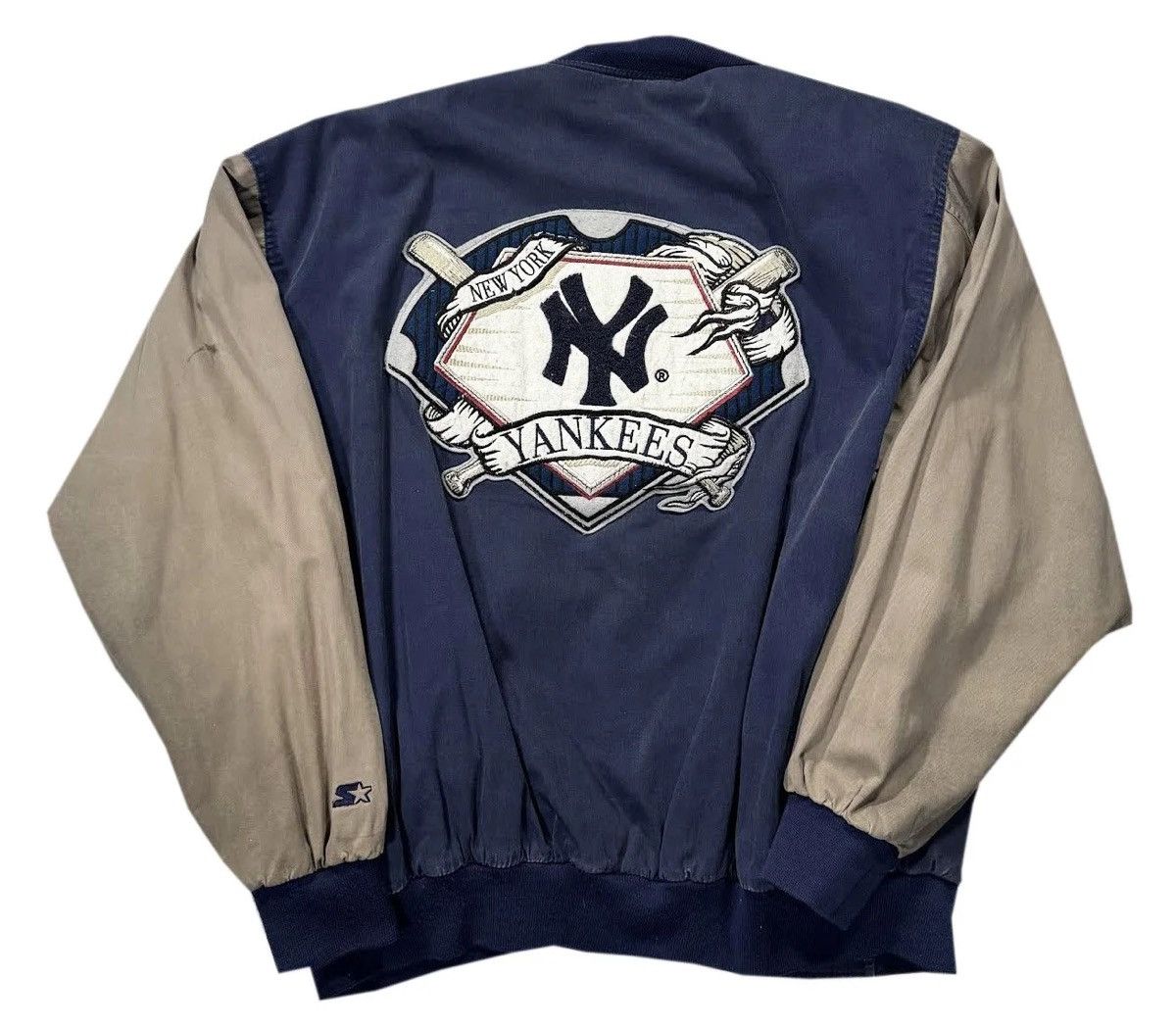 Starter Vintage Starter New York Logo Button Down Jacket (Size XL) Size US XL / EU 56 / 4 - 1 Thumbnail