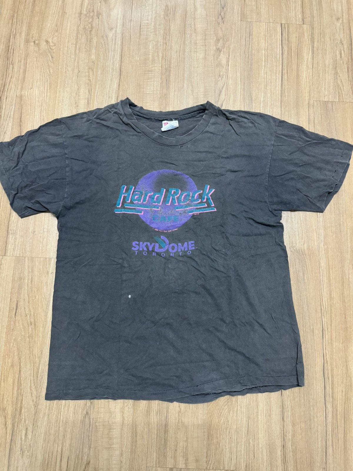 Hard Rock Cafe × Vintage VINTAGE DISTRESSED HARD ROCK CAFE TSHIRT Size US L / EU 52-54 / 3 - 1 Thumbnail