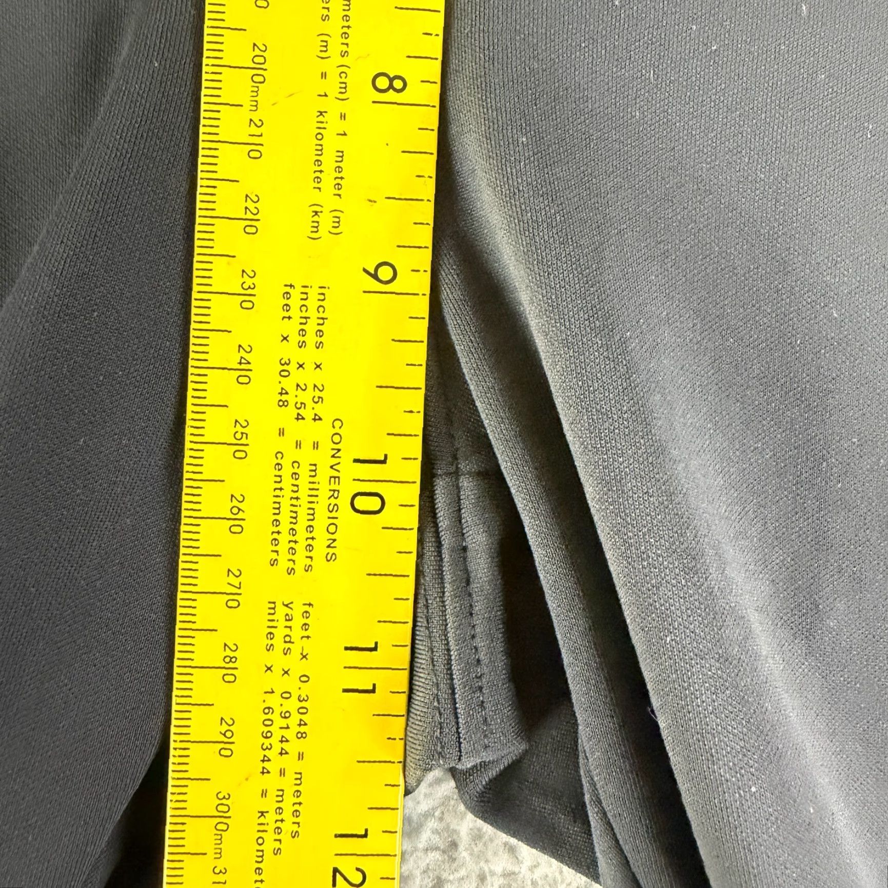 Athleta Athleta Leggings Womens M Black Ankle Zipper Pull On Stretch Delancey Moto Size 32" / US 10 / IT 46 - 5 Thumbnail