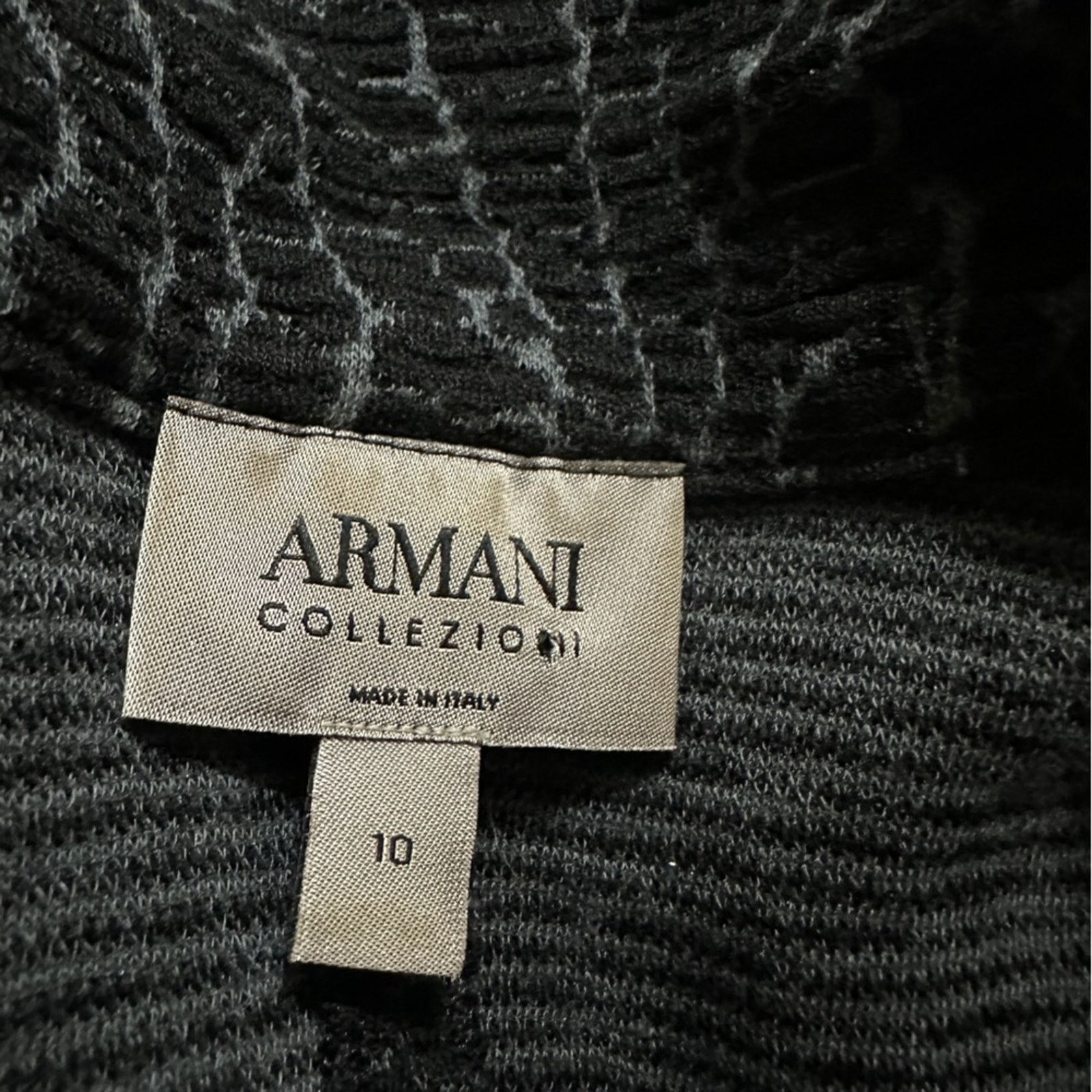 Armani Collezioni Armani Collezioni Snakeskin Print Long Sleeve Blazer Sz 10 Size L / US 10 / IT 46 - 9 Thumbnail