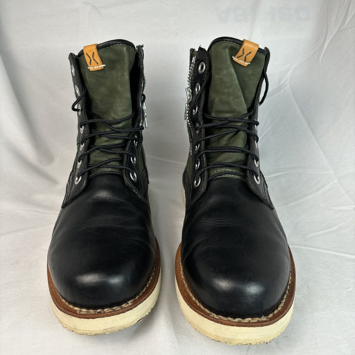 Visvim Visvim 7 Hole '73 Folk Boots Veggie Tan Black Olive