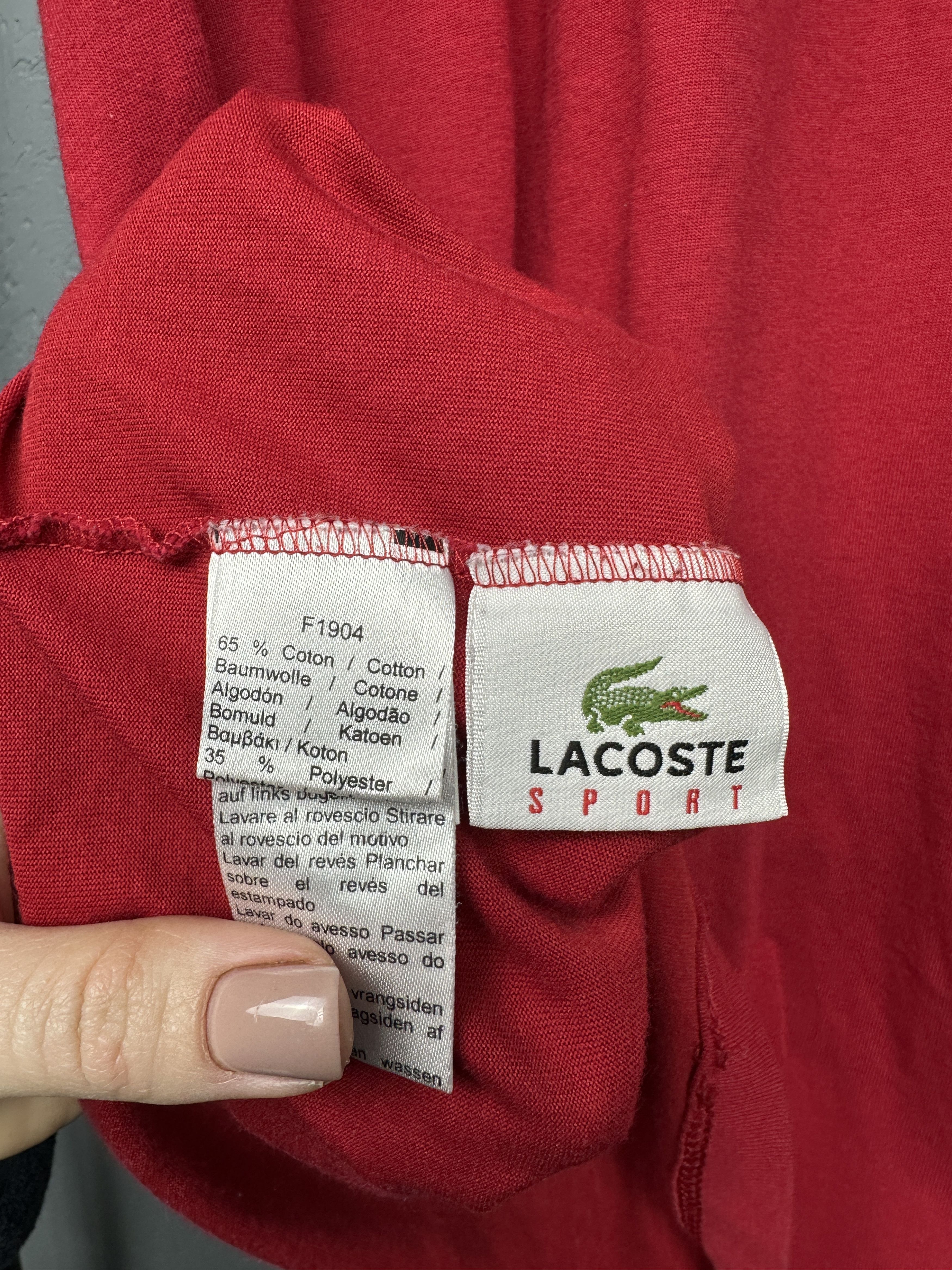 Lacoste × Vintage Lacoste Vintage Mens Crew Neck T-Shirt Size US L / EU 52-54 / 3 - 5 Thumbnail