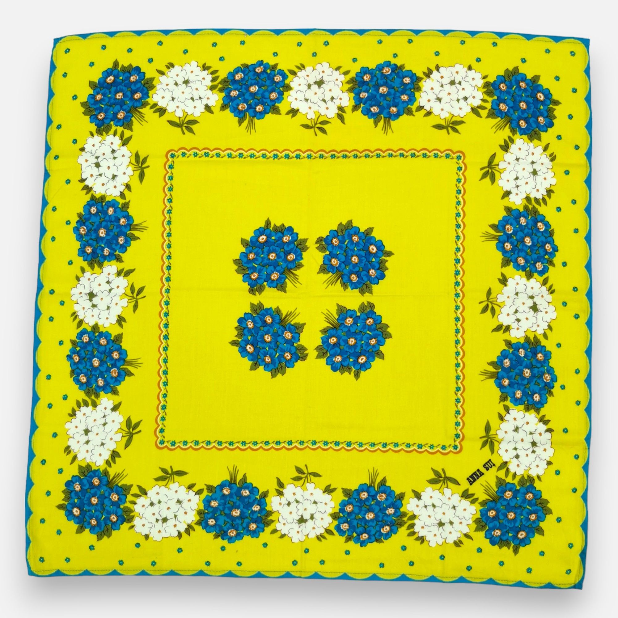 Designer × Vintage Vintage Anna Sui Handkerchief Neckerchief Bandana Size ONE SIZE - 2 Thumbnail