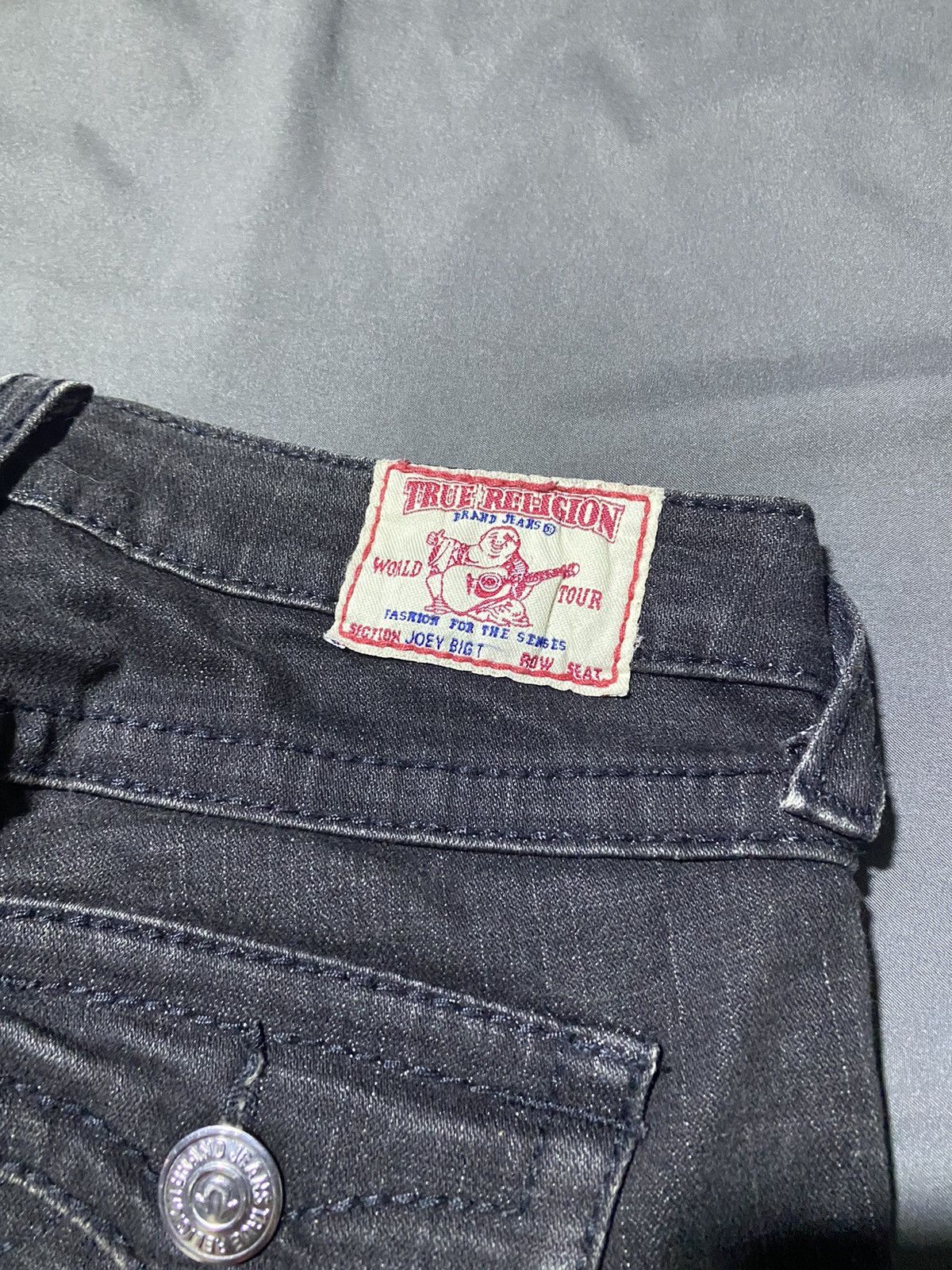 If Six Was Nine × True Religion × Vintage True Religion Women Flare Jeans Size 29" - 3 Thumbnail