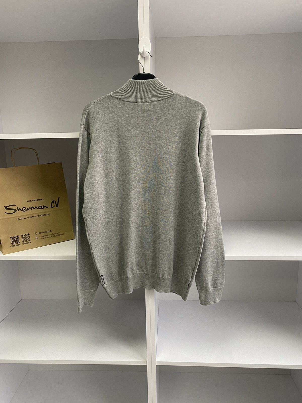 Armani × Vintage Vintage Armani Jeans Luxury Streetwear Zip Sweatshirt Size US XL / EU 56 / 4 - 11 Thumbnail