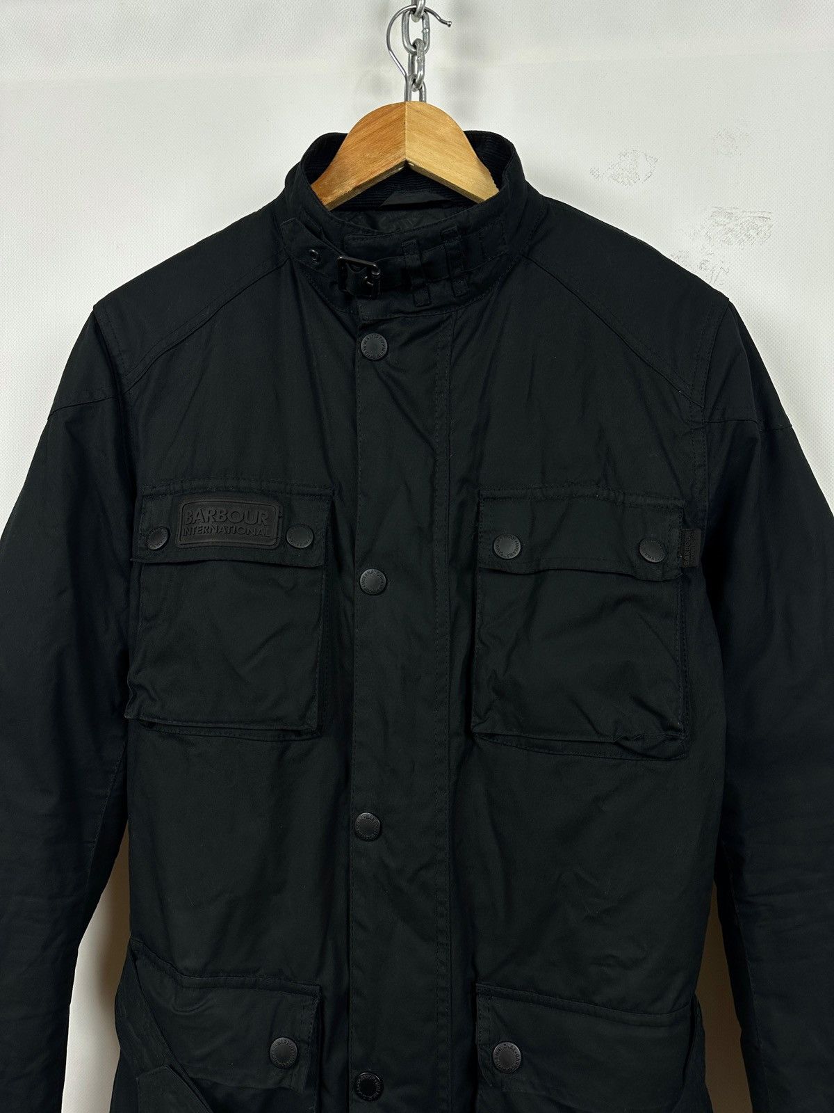 Barbour Barbour International Blackwell Waxed Motorcycle Jacket Size US L / EU 52-54 / 3 - 4 Thumbnail