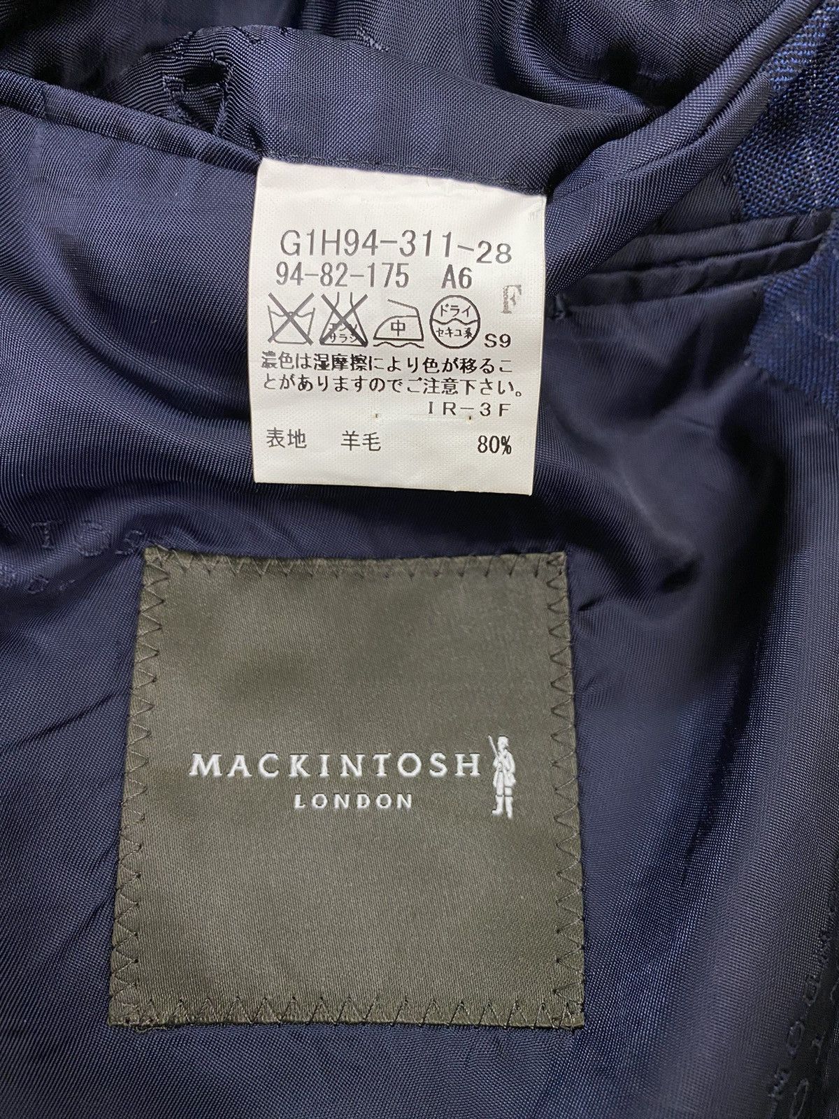 Mackintosh Mackintosh London Pinstripes Blazer Size 40S - 8 Thumbnail