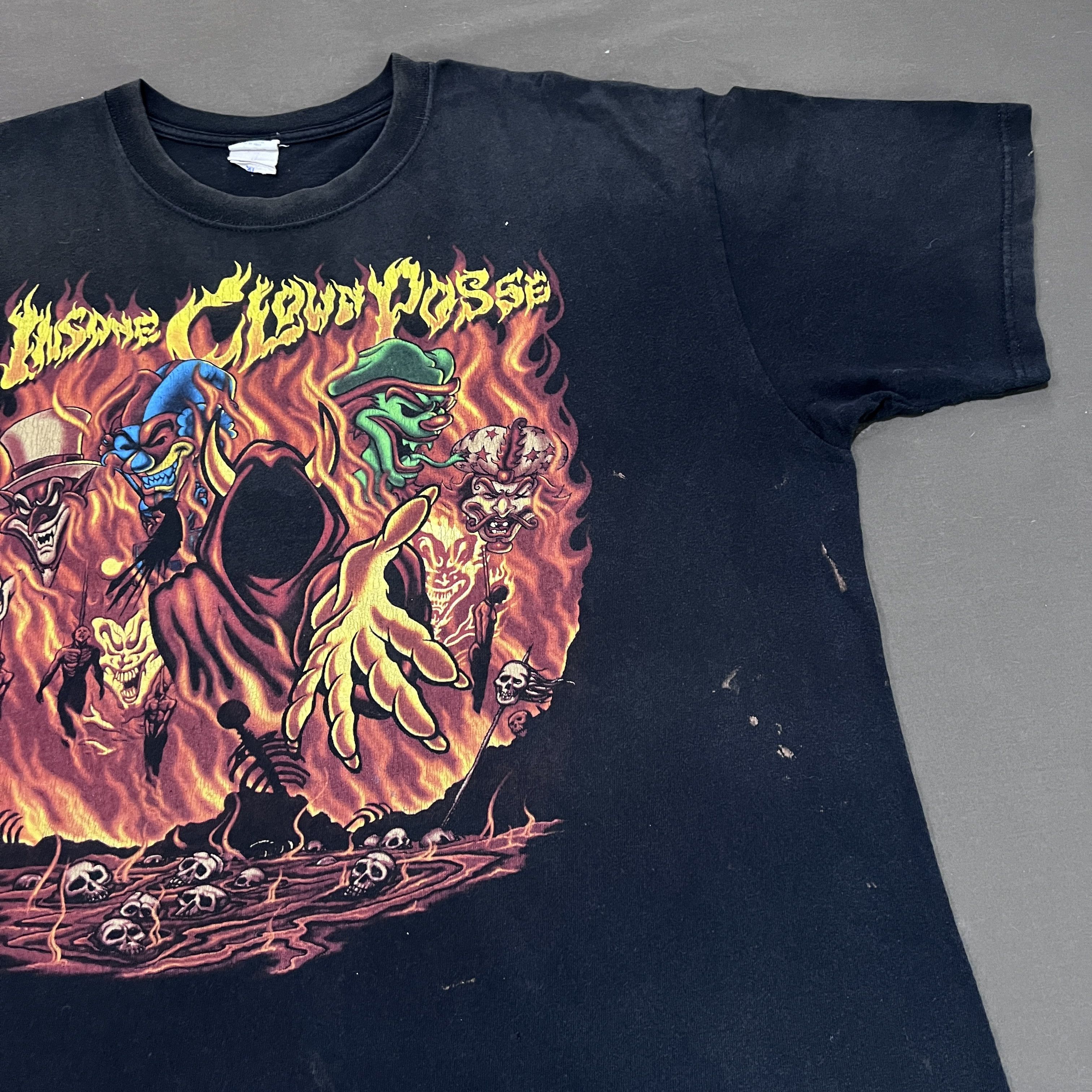 Band Tees Vintage Y2K Insane Clown Posse ICP Tee XL Faded Size US XL / EU 56 / 4 - 8 Thumbnail