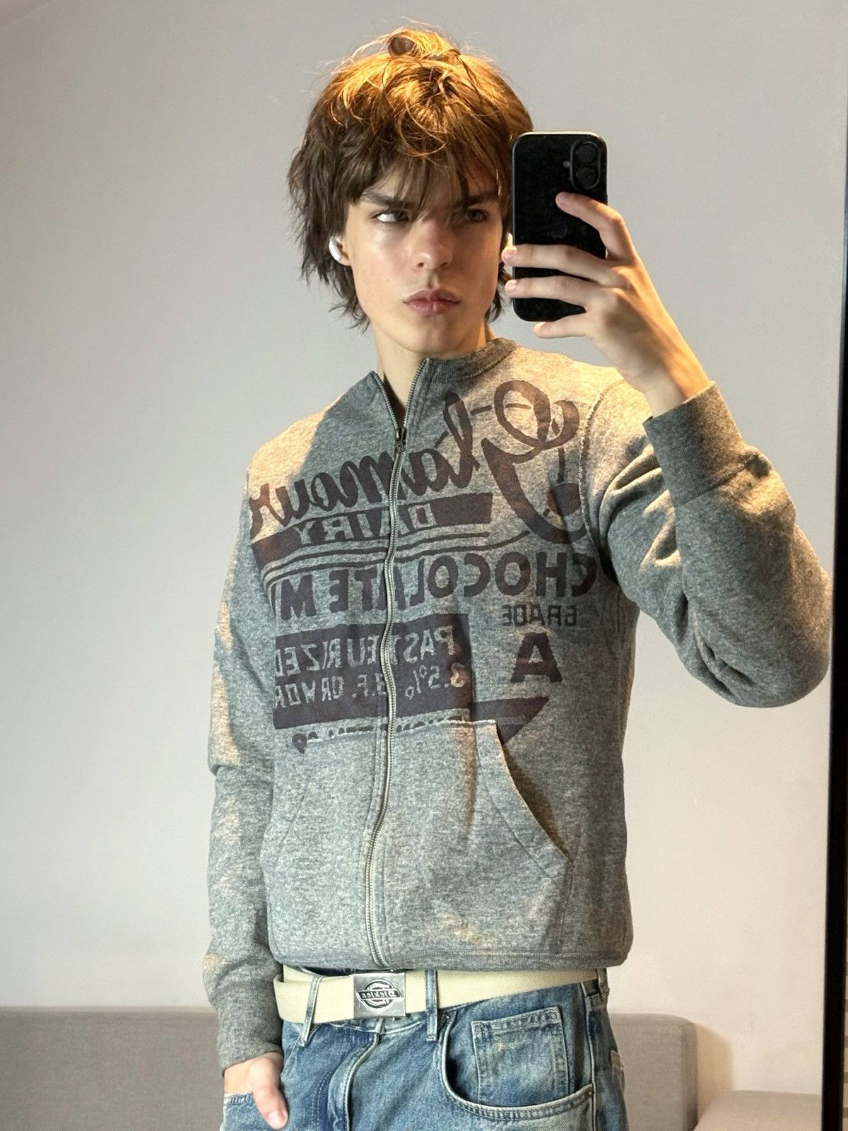 Hysteric Glamour Hysteric Glamour Dairy Milk Y2k Zip Sweatshirt Rare Size US M / EU 48-50 / 2 - 1 Thumbnail