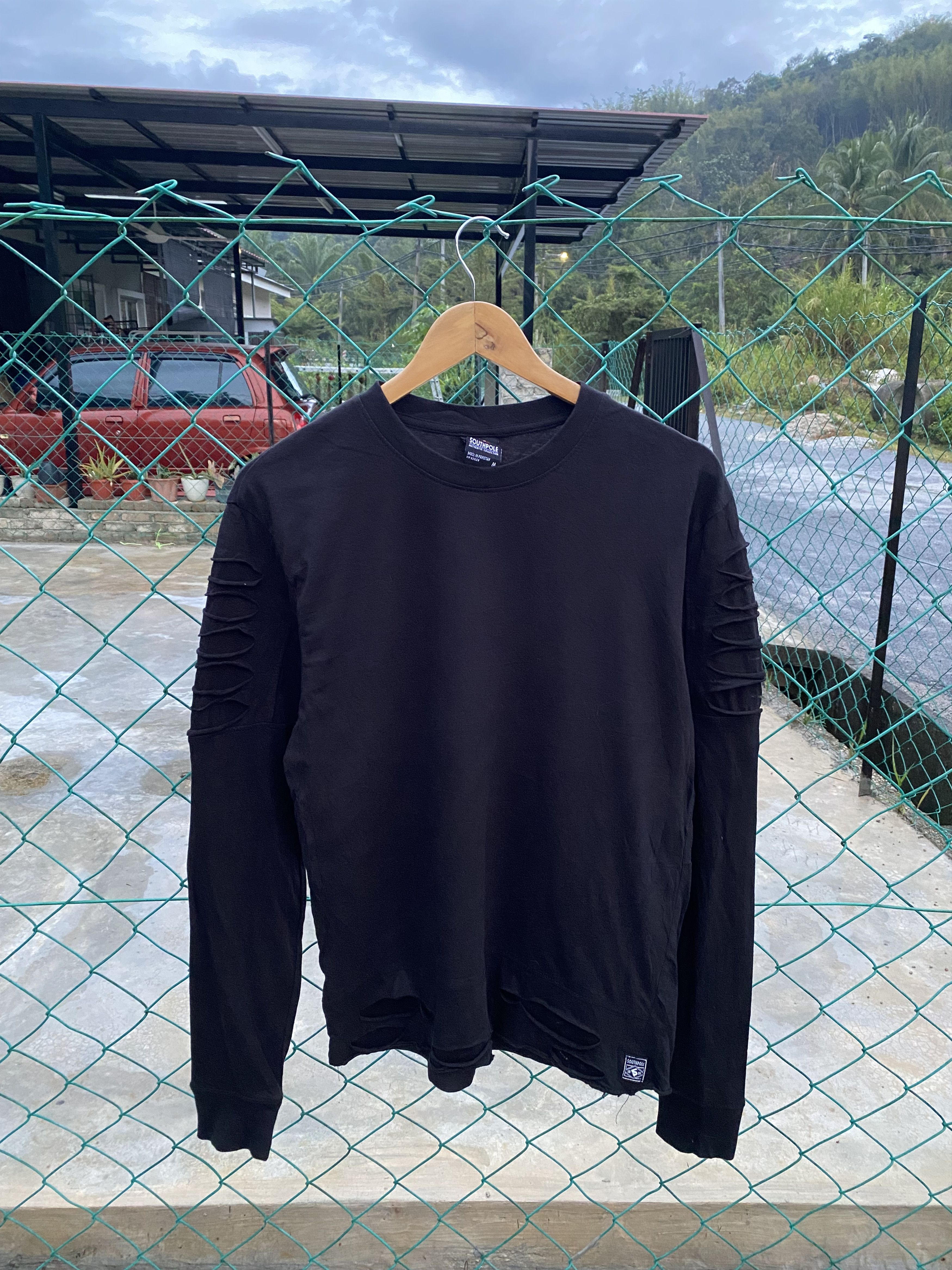 Southpole Southpole distressed punk style long sleeve tees Size US M / EU 48-50 / 2 - 1 Thumbnail