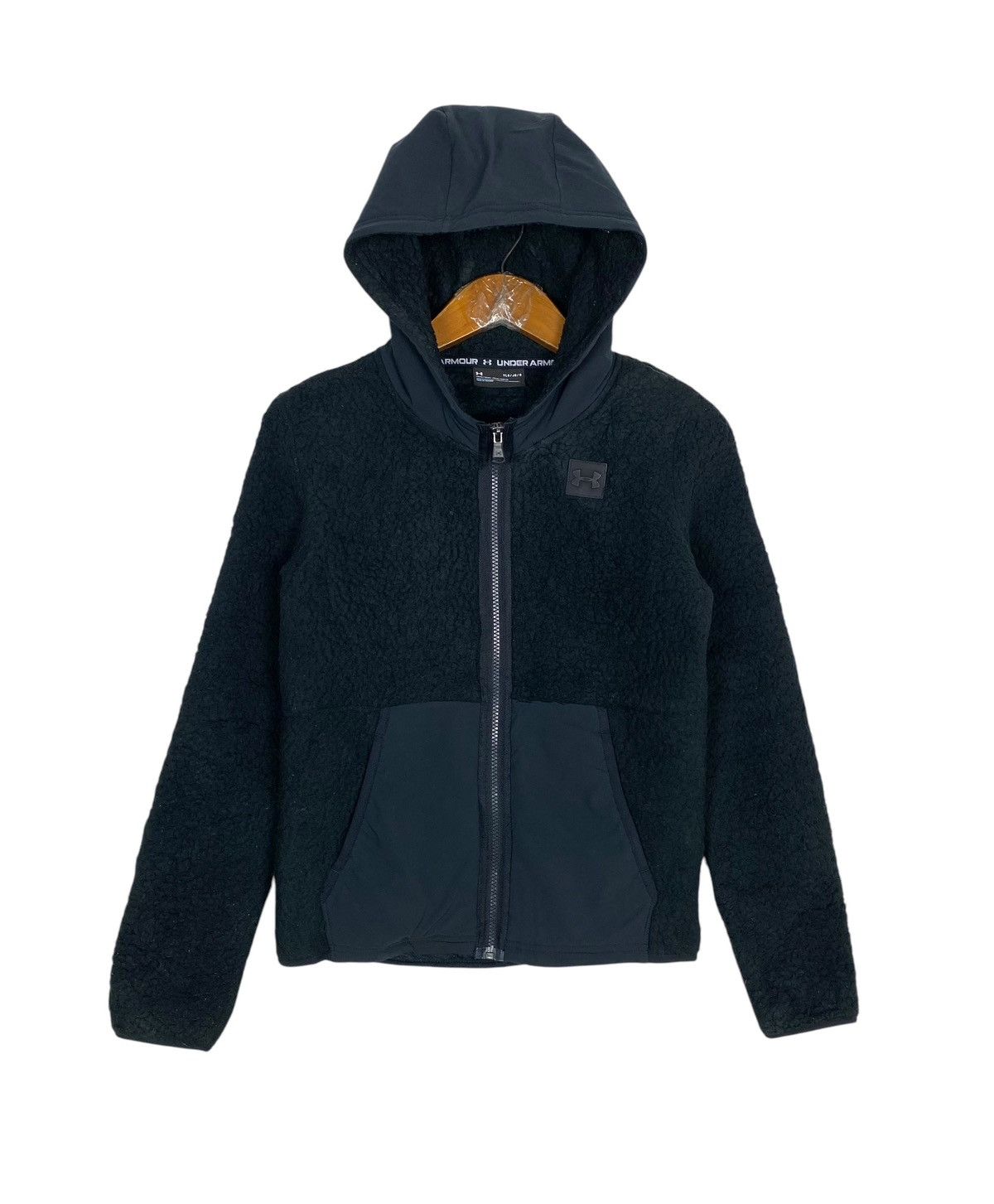 Under Armour Rare‼️ Under Armour Deep Pile Hoodie Small Logo Size XS / US 0-2 / IT 36-38 - 1 Thumbnail