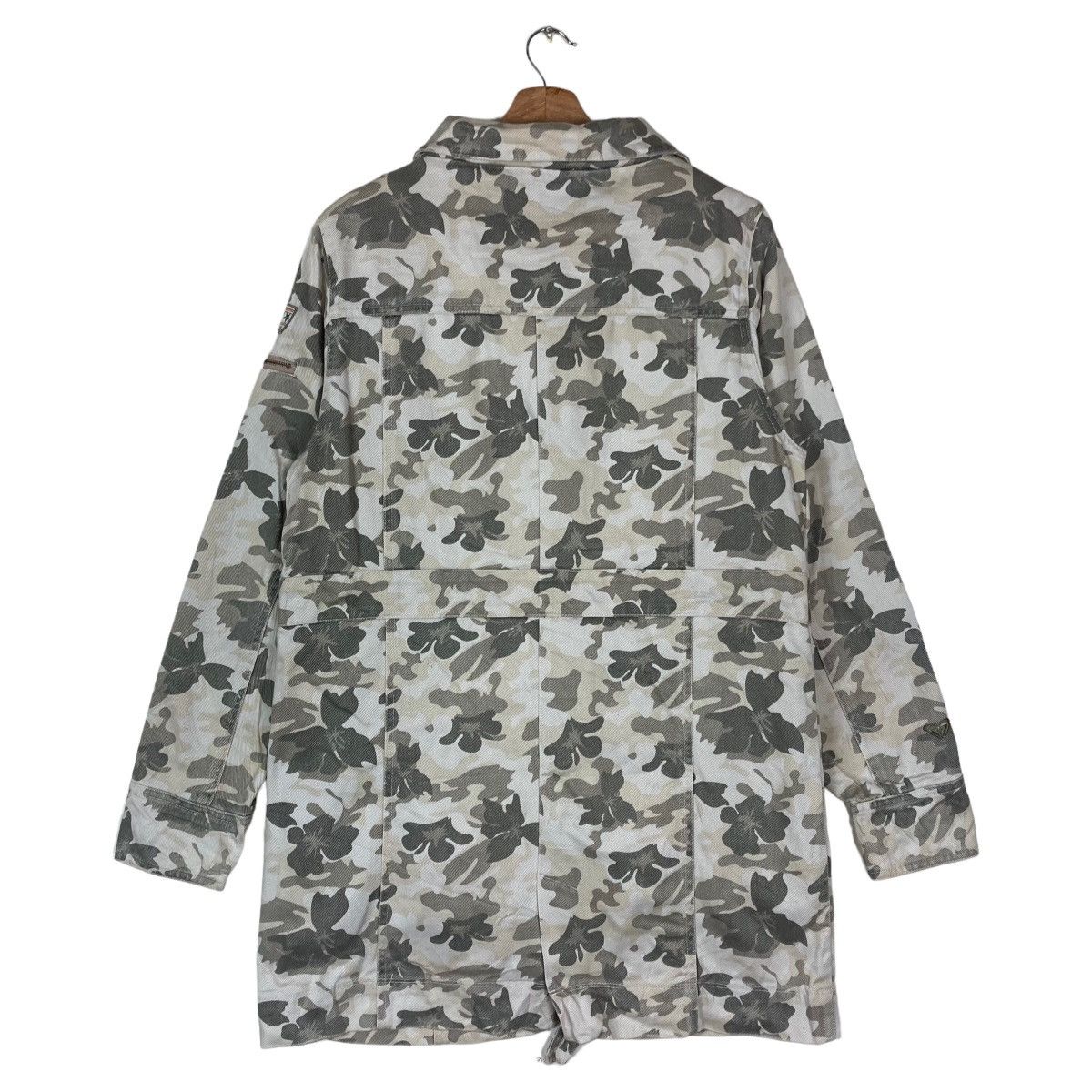 Other Vintage Roxy Surfing Floral Camouflage Pattern Field Jacket Size L / US 10 / IT 46 - 9 Thumbnail