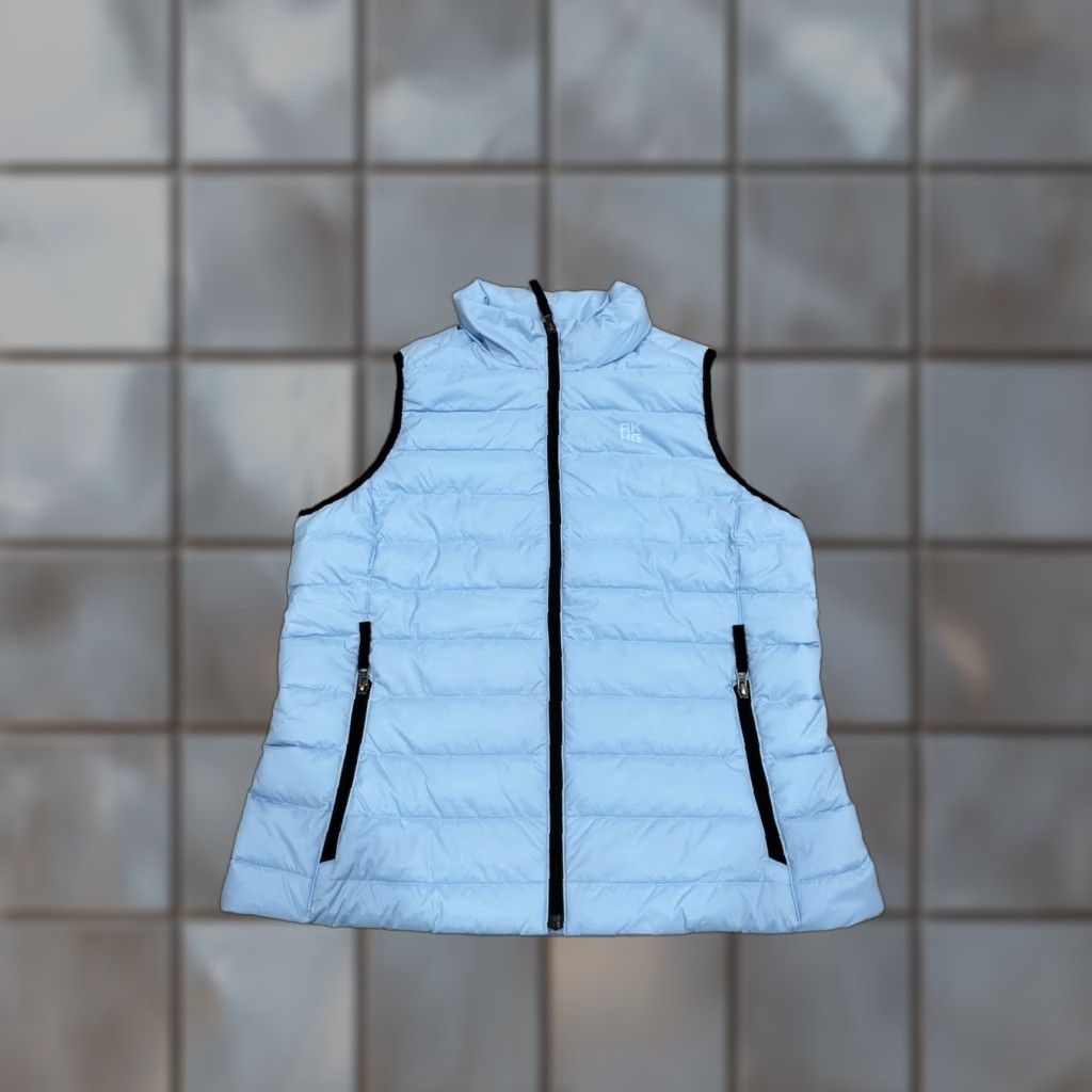 Vintage NWT Alaskan Hard Gear Blue Puffer Vest Womens Quilted Duluth Trading Size Large Size L / US 10 / IT 46 - 1 Thumbnail