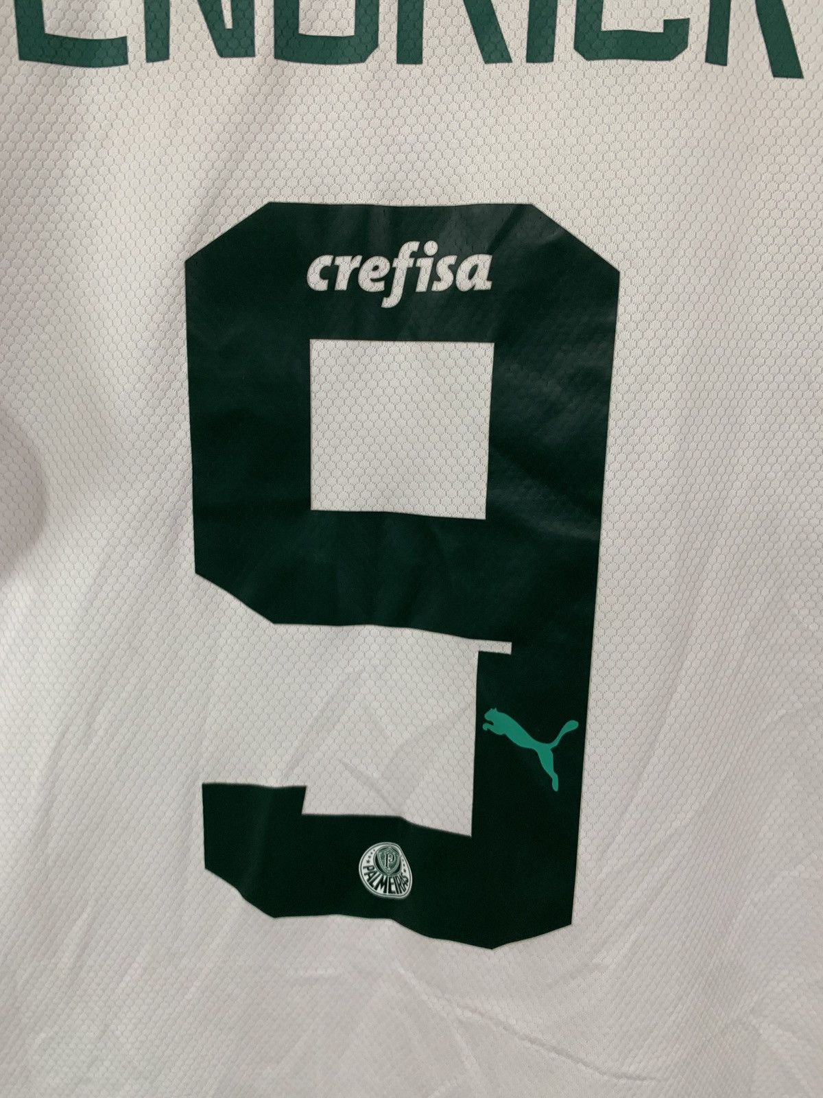 Puma Palmeiras Home Football Shirt Puma Soccer Jersey ENDRICK #9 Size US L / EU 52-54 / 3 - 15 Thumbnail
