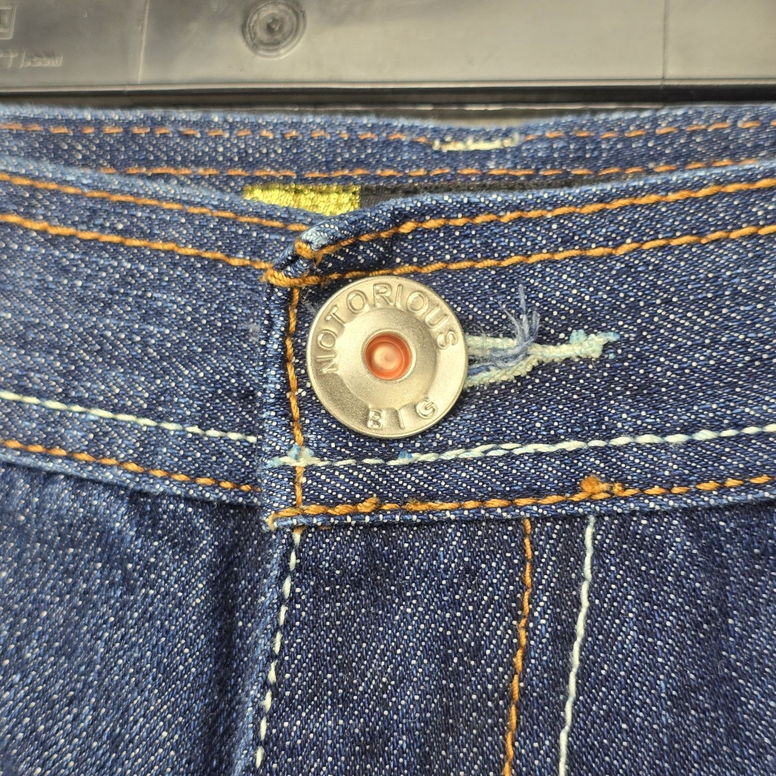 Other Vintage Notorious Big Jeans Fits 36x30 Embroidered Baggy Y2K Size US 36 / EU 52 - 5 Thumbnail