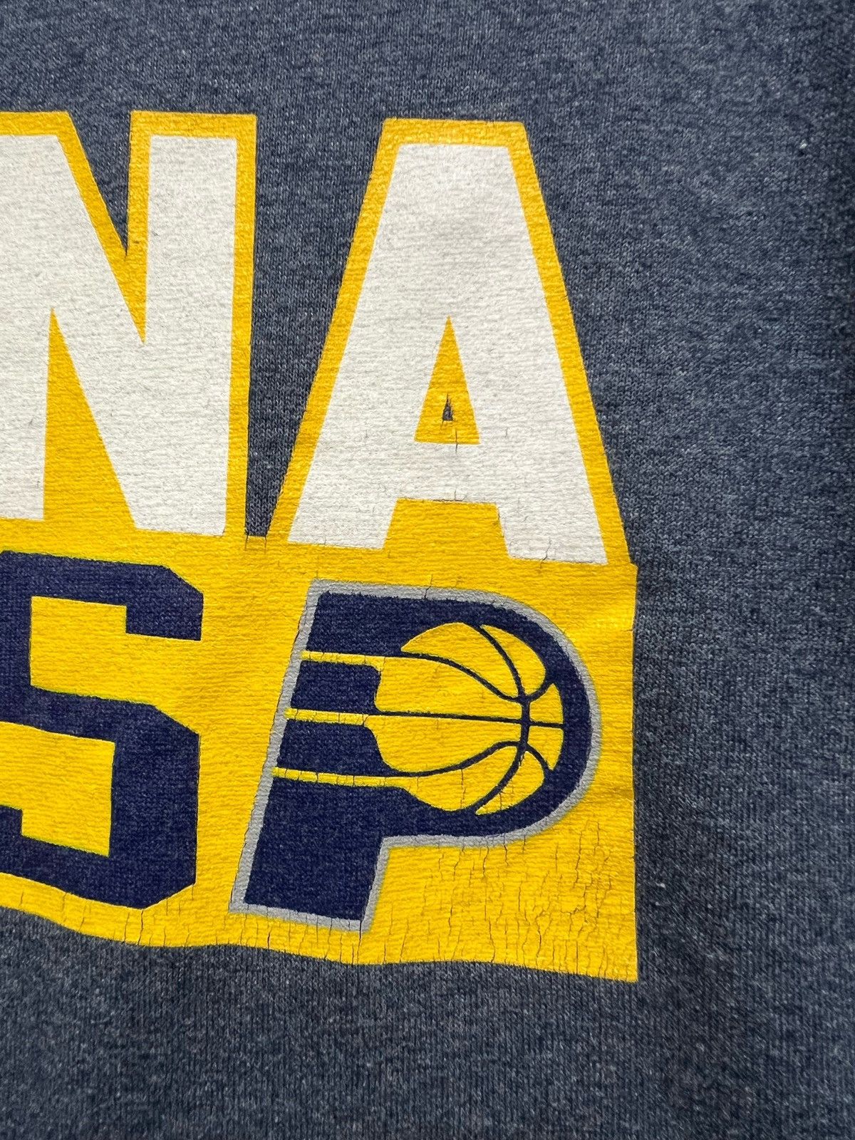 George × Majestic × NBA Vintage 90s NBA INDIANA PACERS Big Logo Crewneck Tshirt Sz M Size US M / EU 48-50 / 2 - 8 Thumbnail