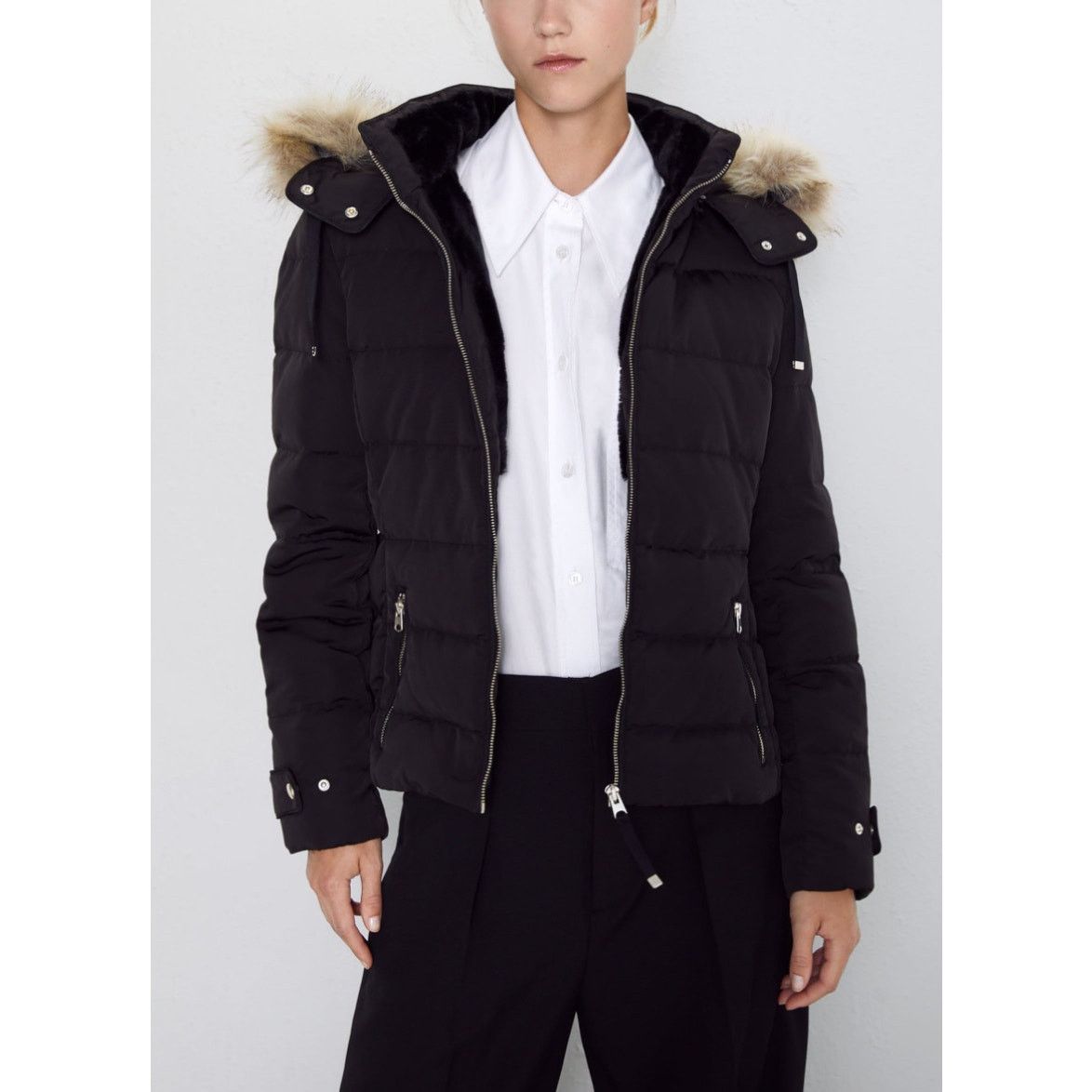 Zara Zara - Duck Down Puffer / S / Black Size S / US 4 / IT 40 - 1 Thumbnail