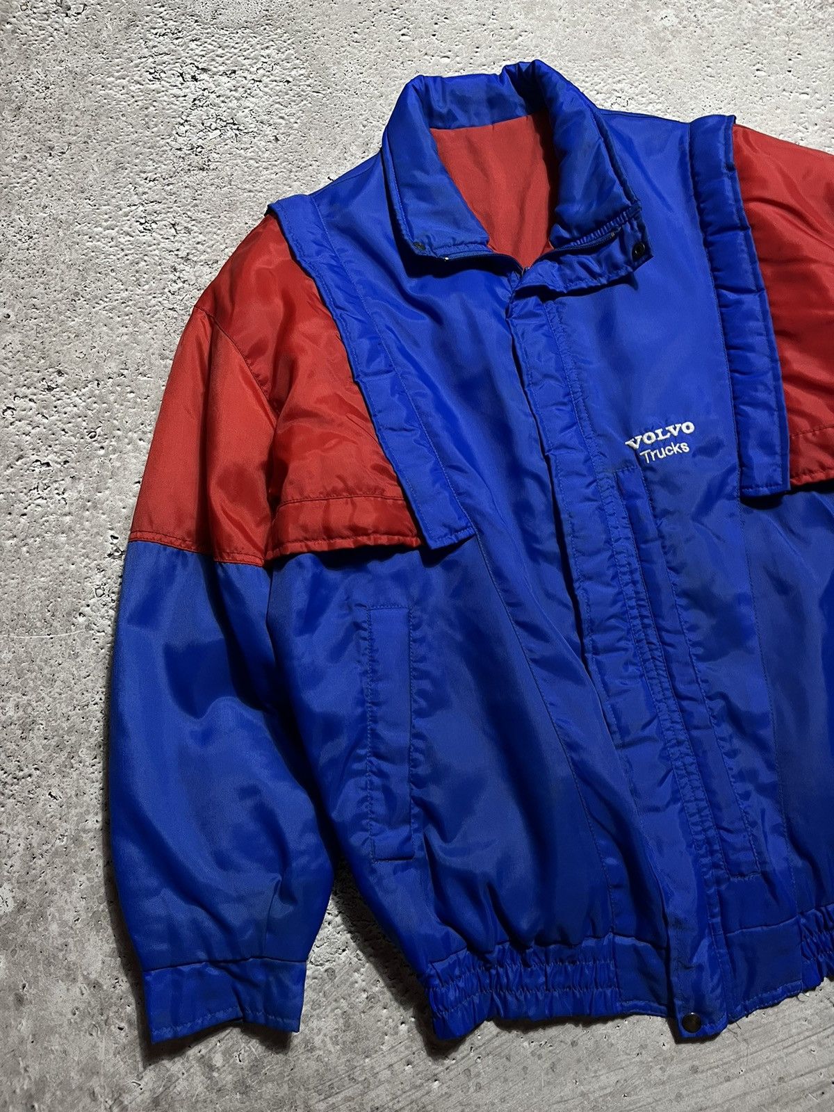 Vintage Vintage 90s Volvo Trucks Racing Jacket / Vest Size US XL / EU 56 / 4 - 3 Thumbnail