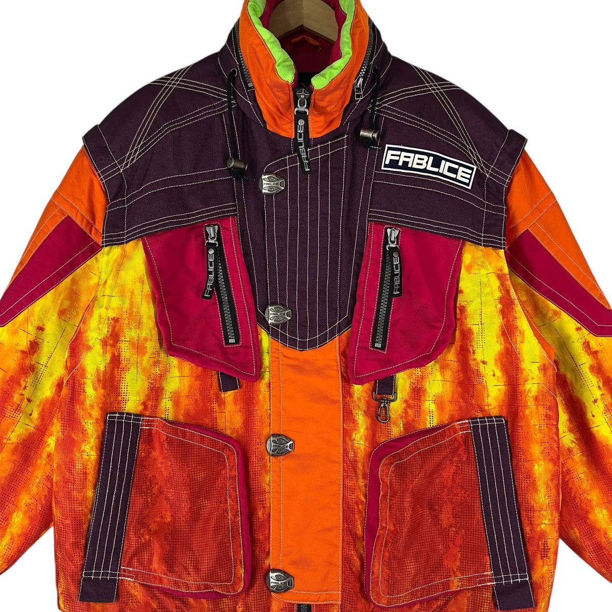 Japanese Brand Vintage Fablice Japan Team Thinsulate Insulation Jacket Size US M / EU 48-50 / 2 - 7 Thumbnail